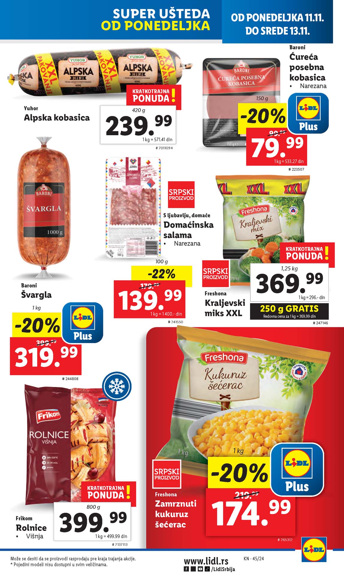 Katalozi Lidl kataloška ponuda