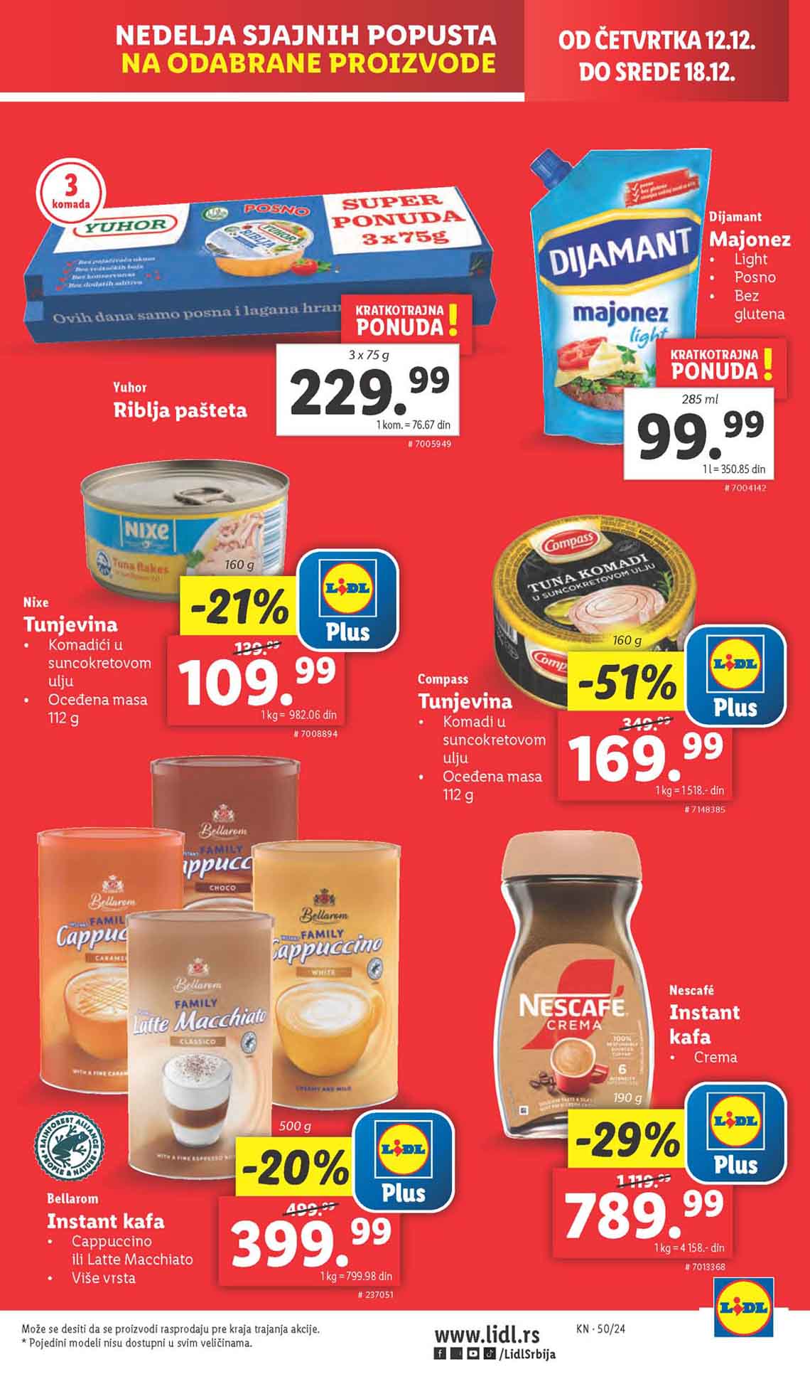 Katalozi Lidl kataloška ponuda