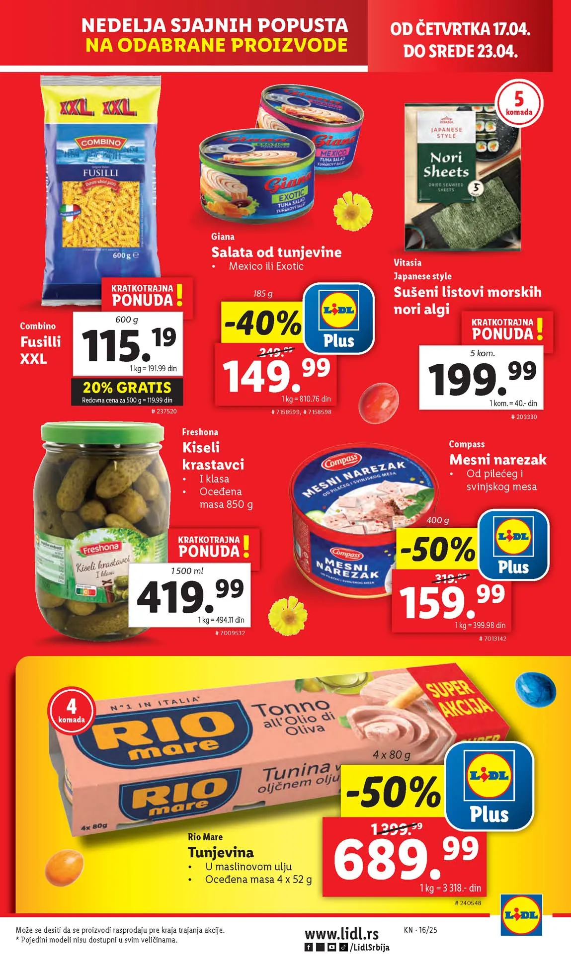 Katalozi Lidl kataloška ponuda