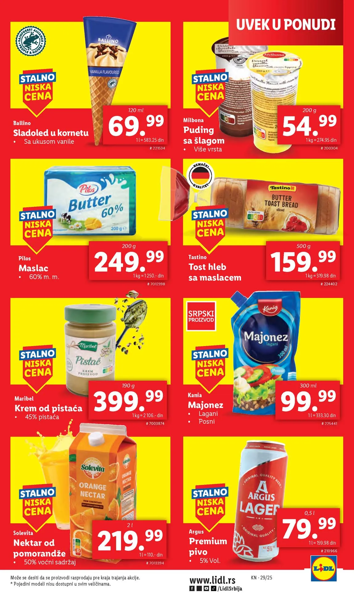 Katalozi Lidl kataloška ponuda