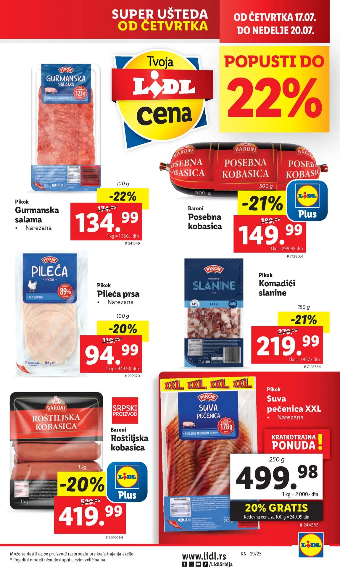 Katalozi Lidl kataloška ponuda