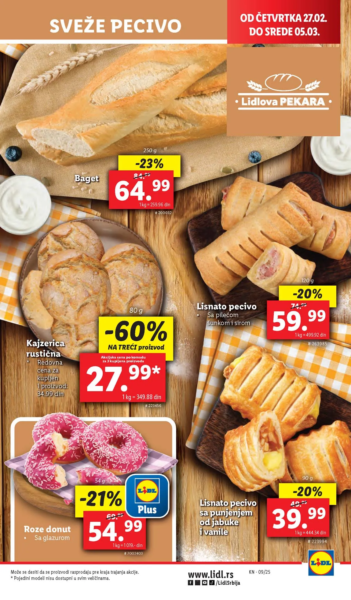 Katalozi Lidl kataloška ponuda