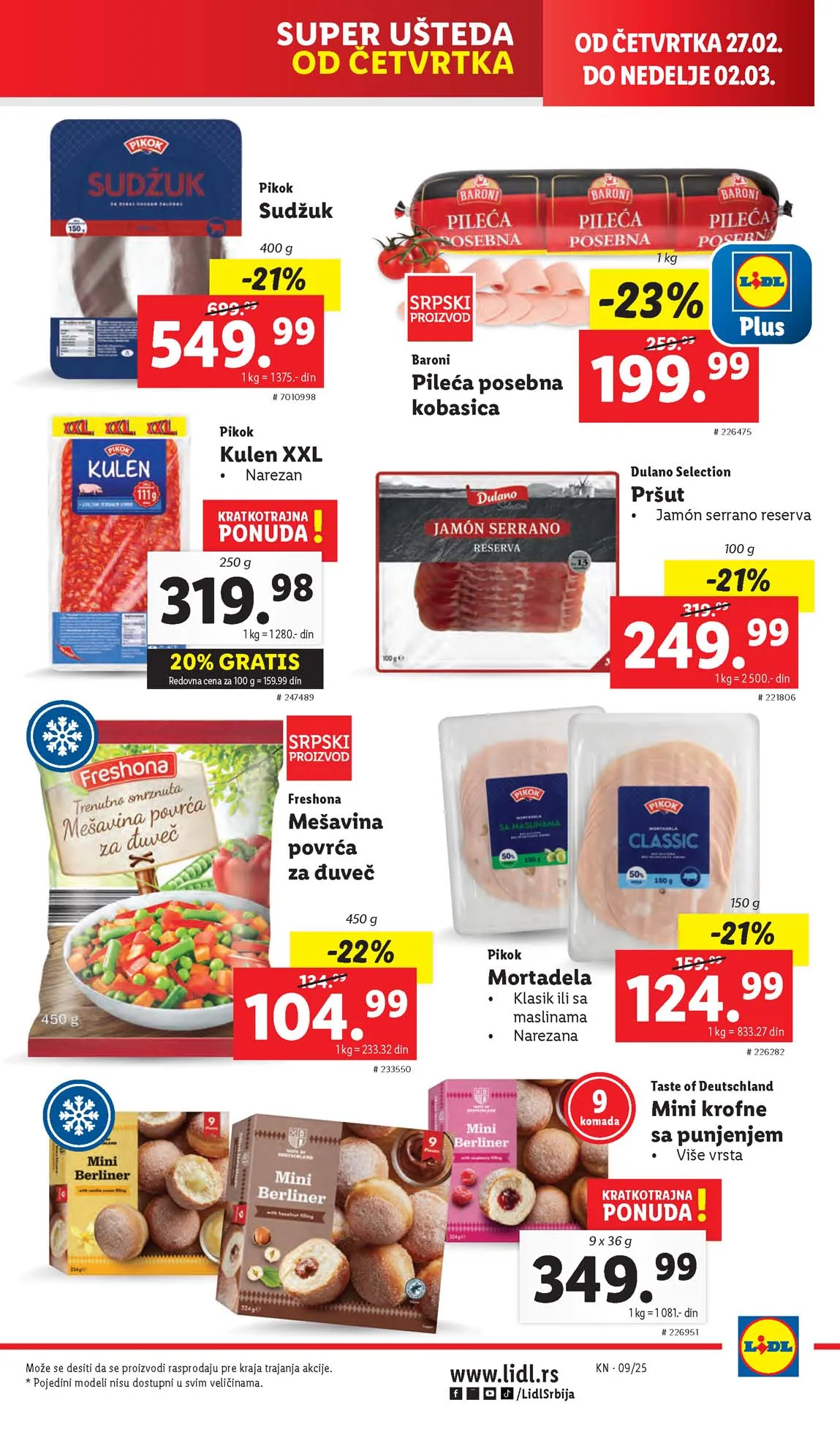 Katalozi Lidl kataloška ponuda