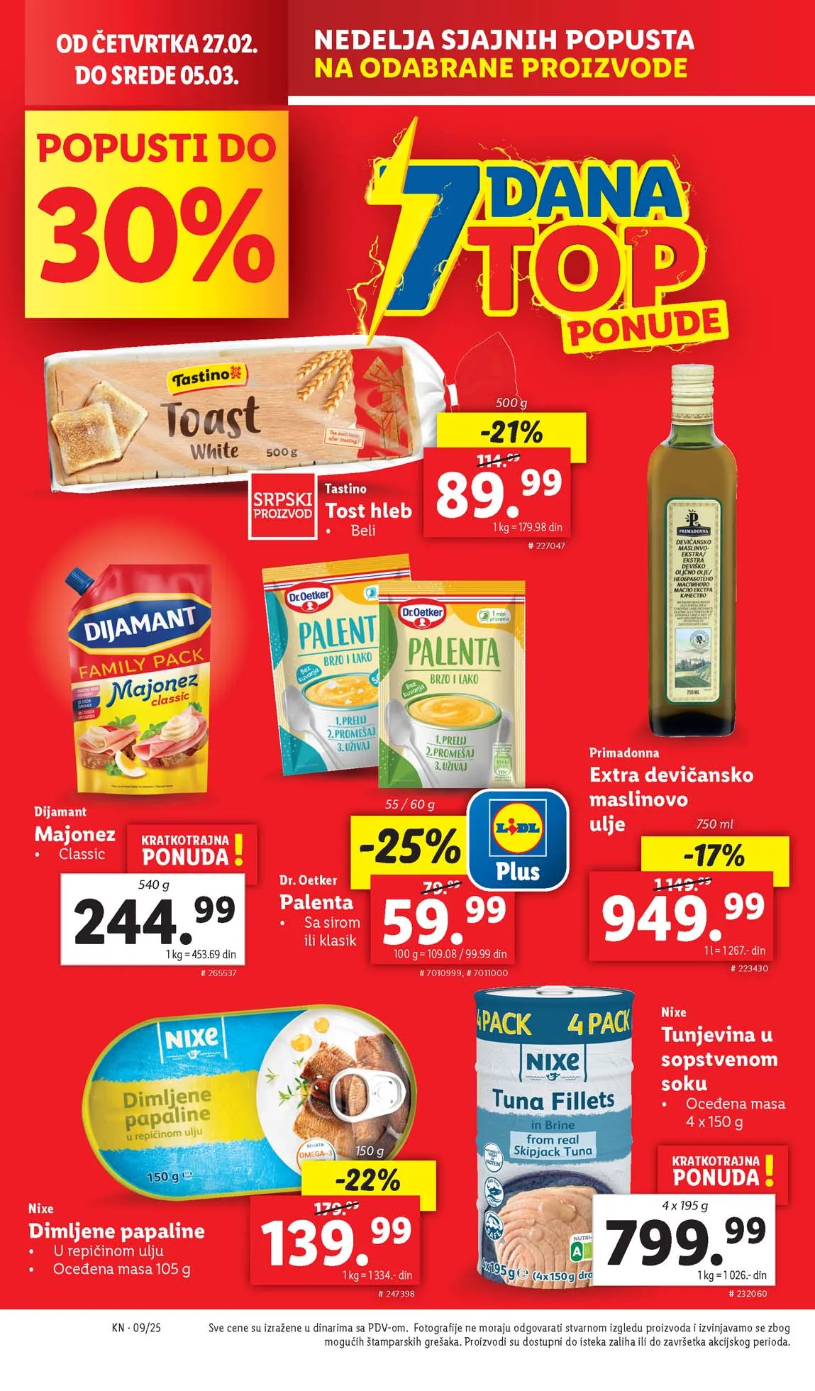 Katalozi Lidl kataloška ponuda