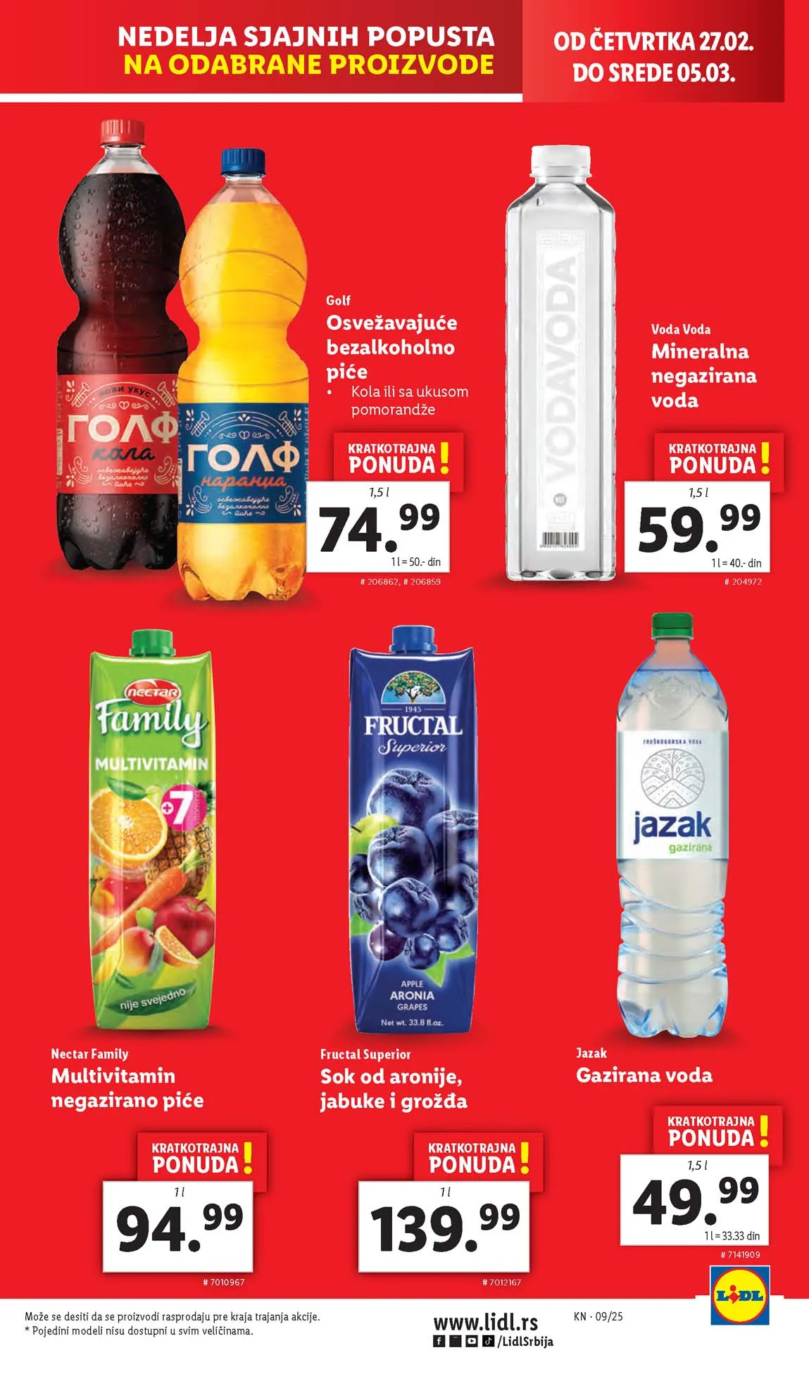 Katalozi Lidl kataloška ponuda