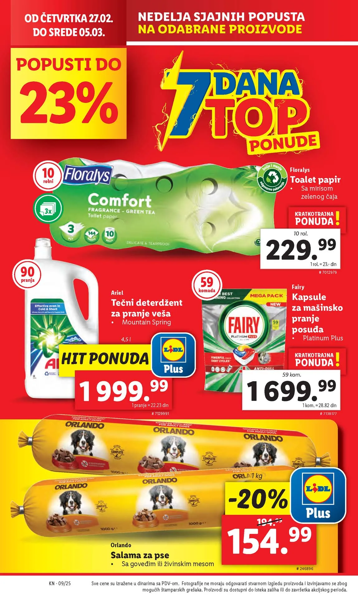 Katalozi Lidl kataloška ponuda