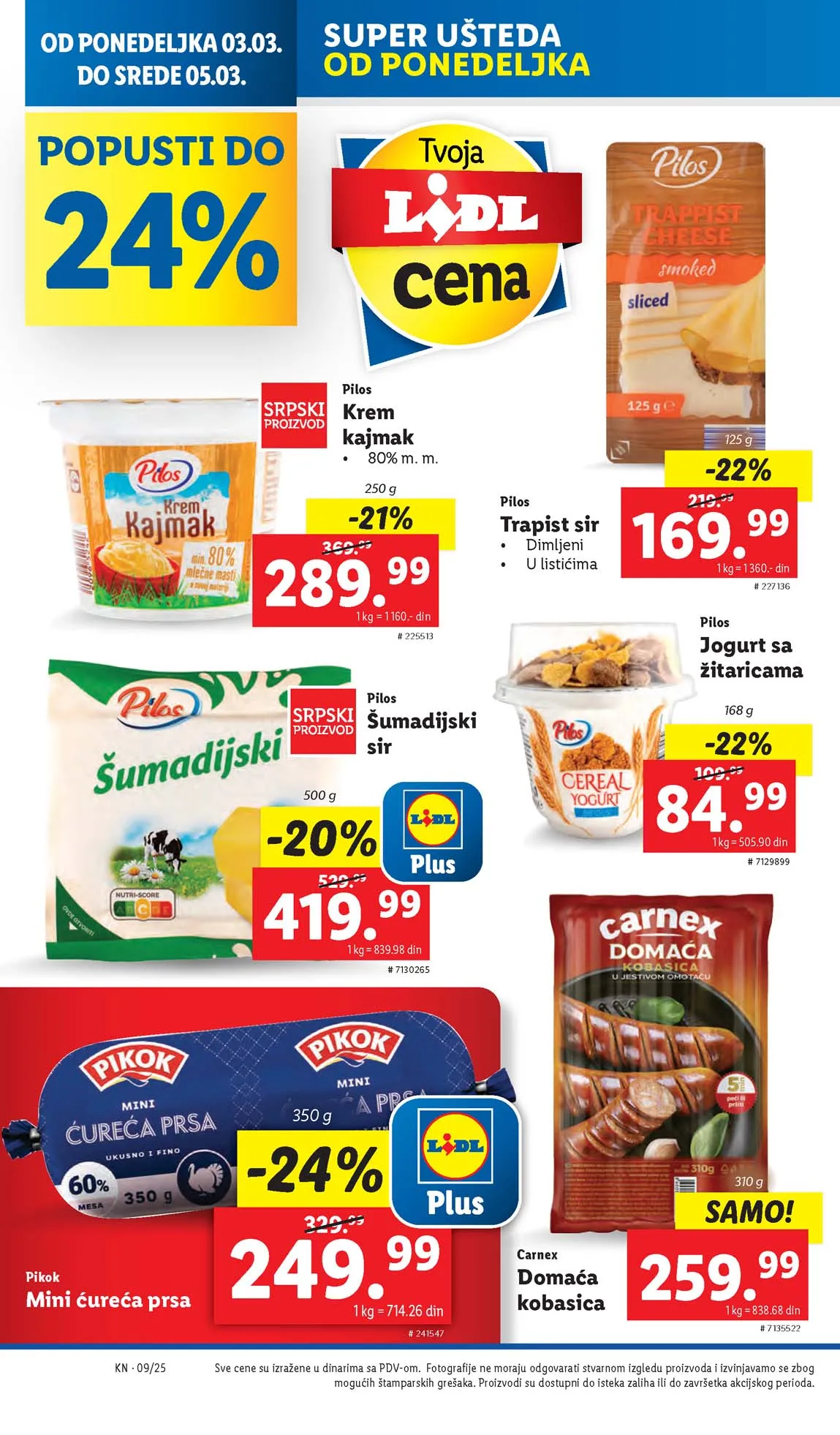 Katalozi Lidl kataloška ponuda