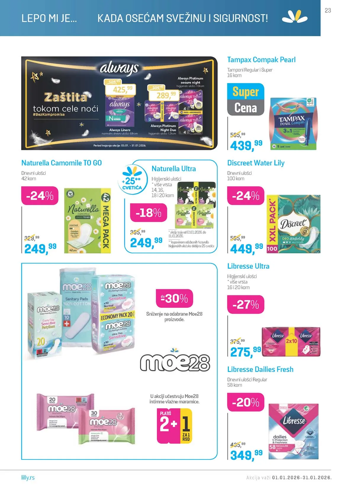 Lilly akcija sniženja