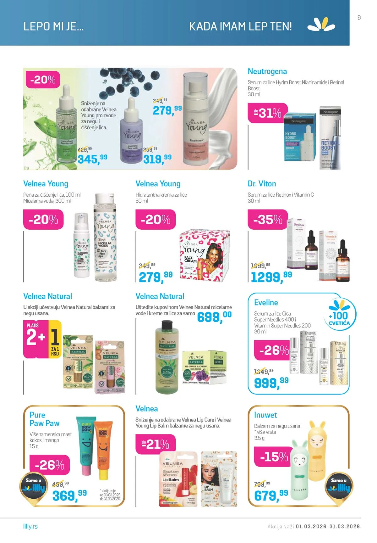 Lilly Drogerija akcija snizenja Lilly akcija sniženja