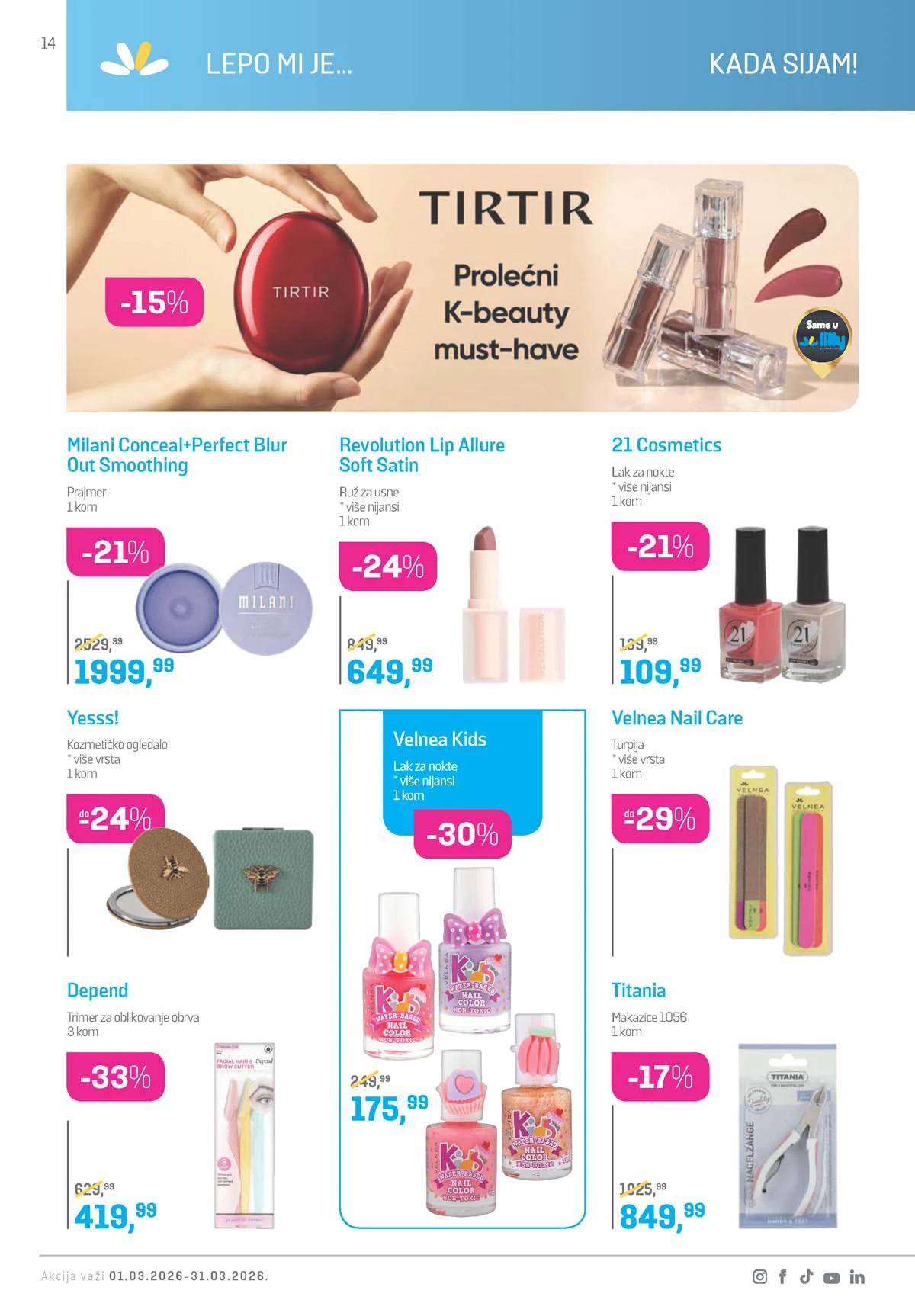 Lilly Drogerija akcija snizenja Lilly akcija sniženja