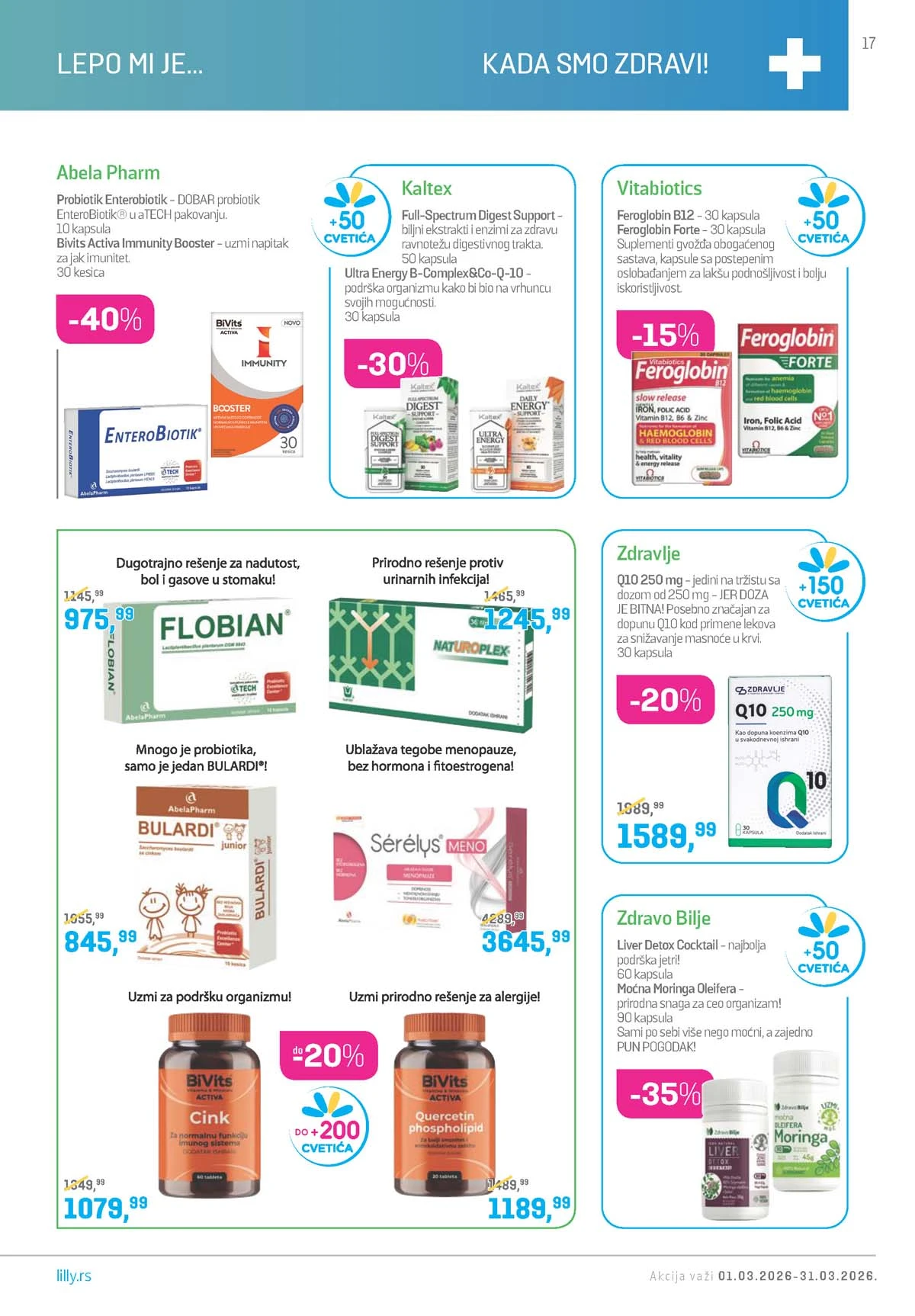 Lilly Drogerija akcija snizenja Lilly akcija sniženja