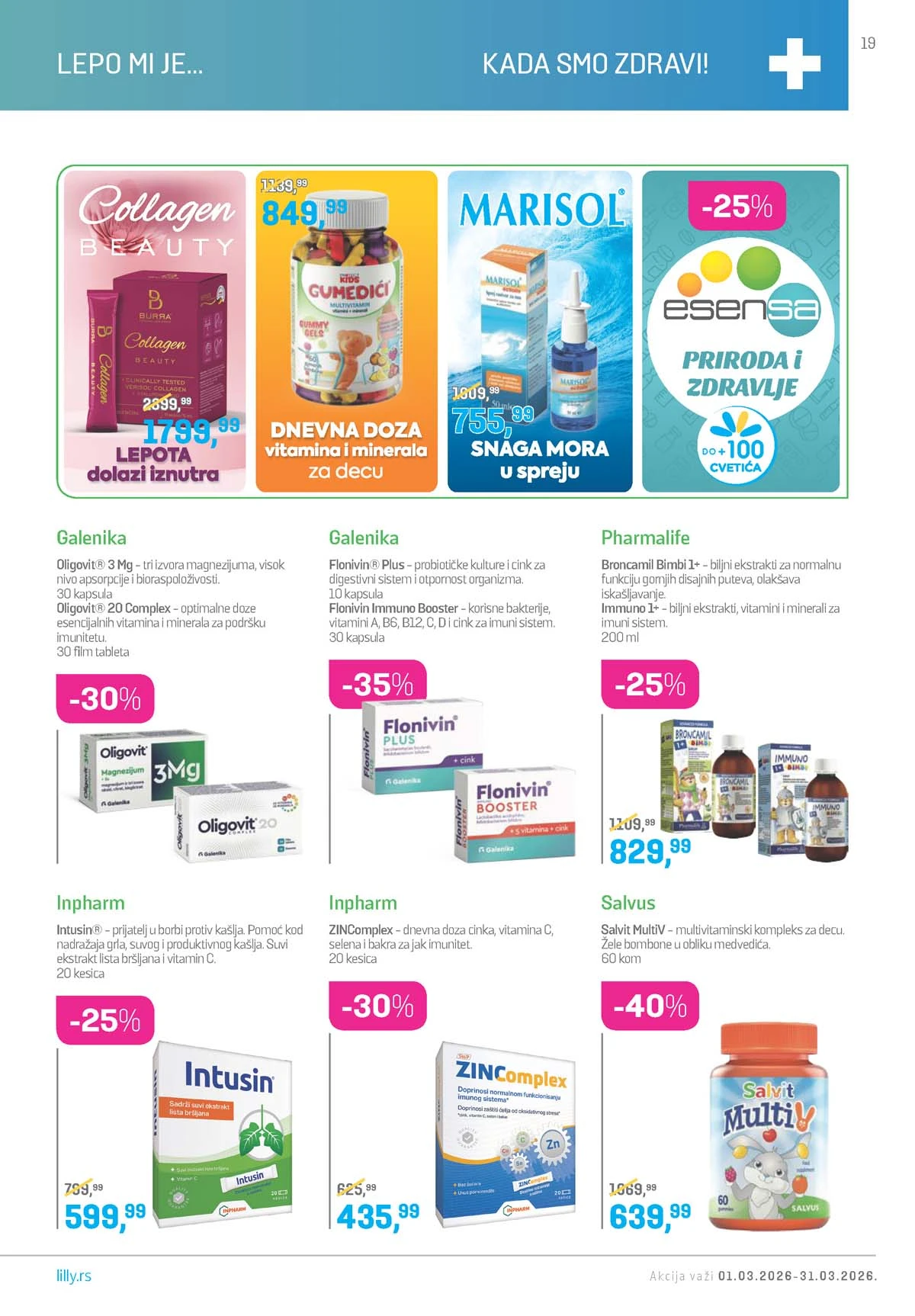 Lilly Drogerija akcija snizenja Lilly akcija sniženja