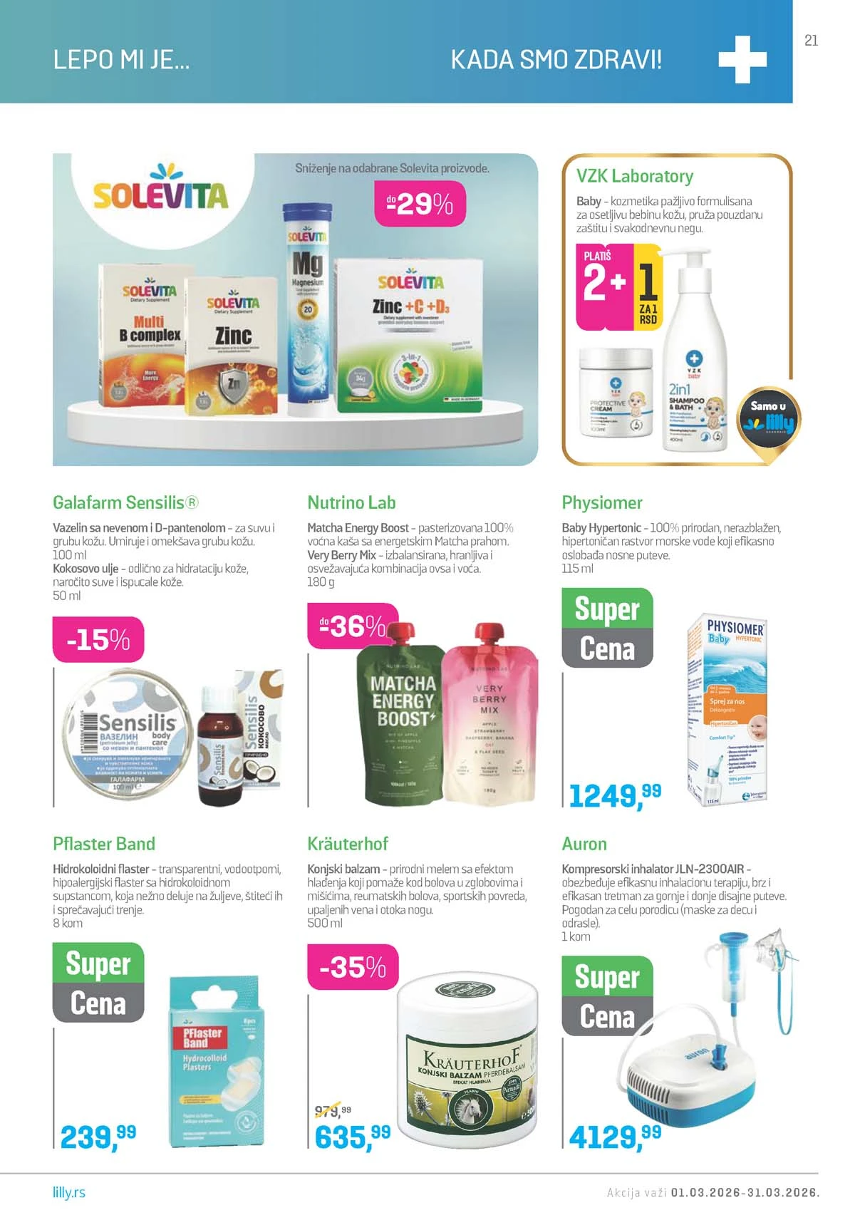 Lilly Drogerija akcija snizenja Lilly akcija sniženja