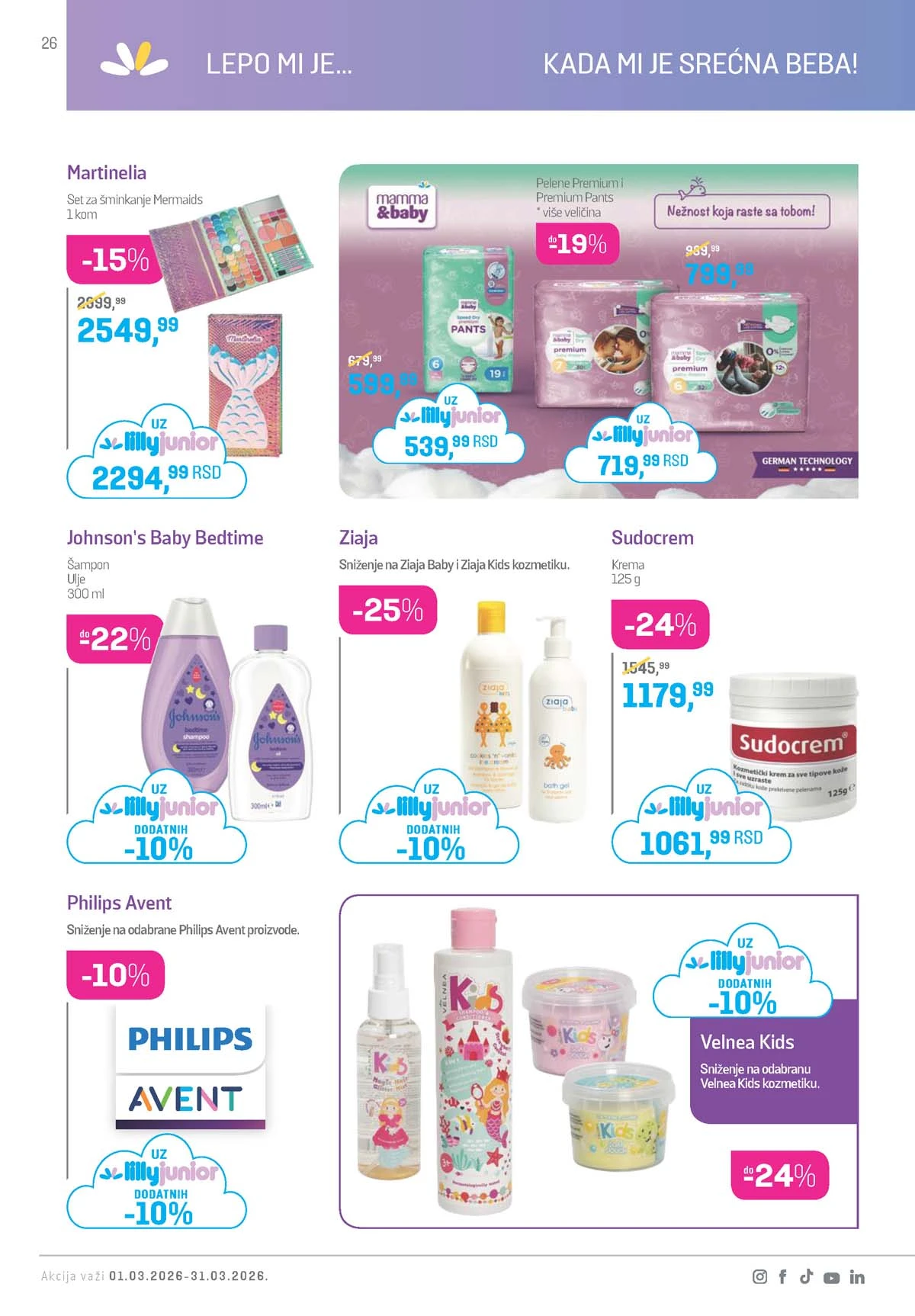 Lilly Drogerija akcija snizenja Lilly akcija sniženja