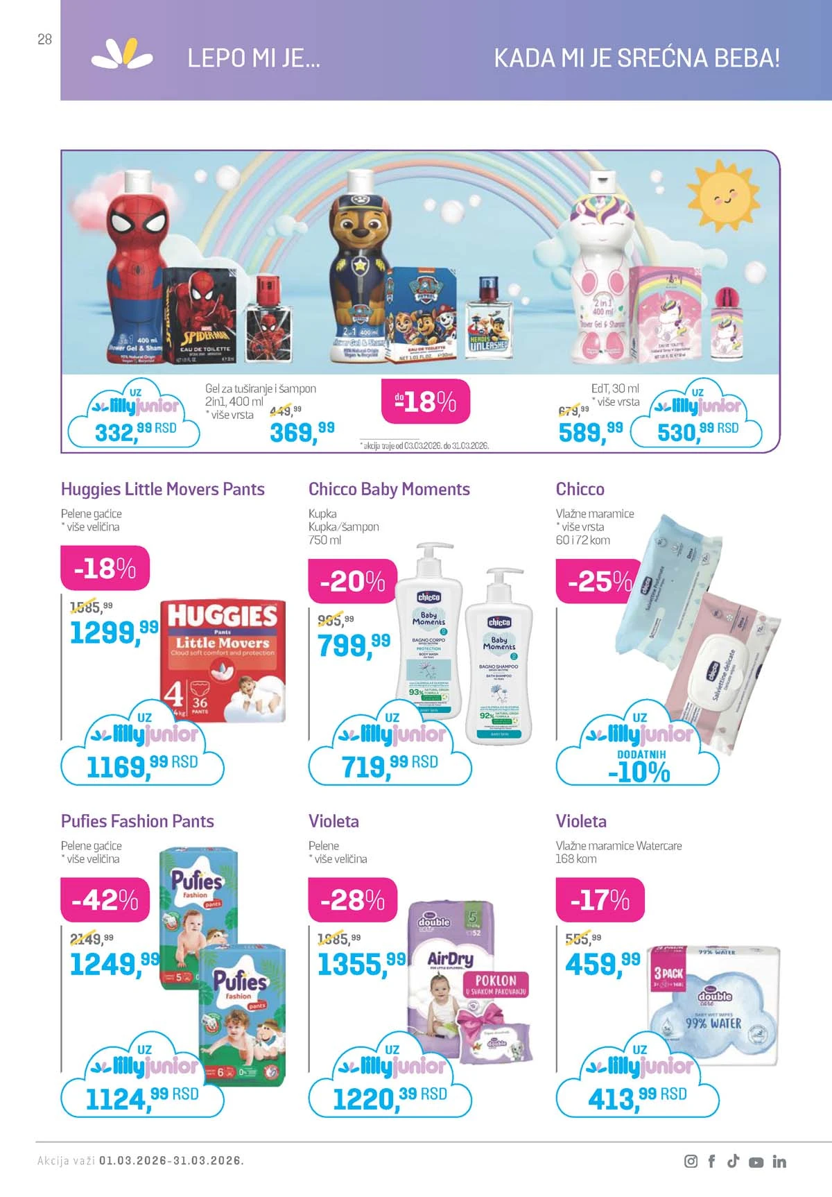 Lilly Drogerija akcija snizenja Lilly akcija sniženja