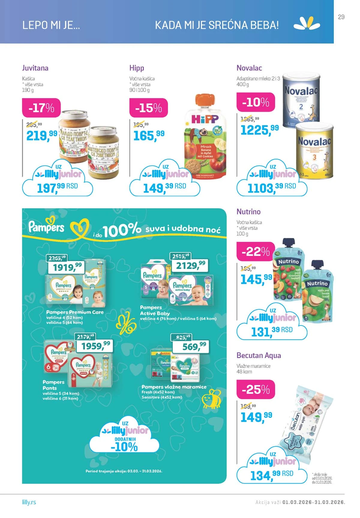 Lilly Drogerija akcija snizenja Lilly akcija sniženja