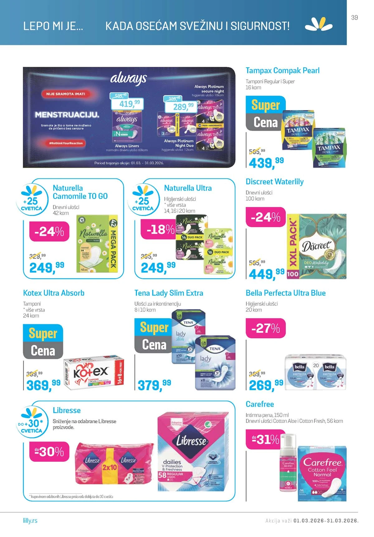 Lilly Drogerija akcija snizenja Lilly akcija sniženja