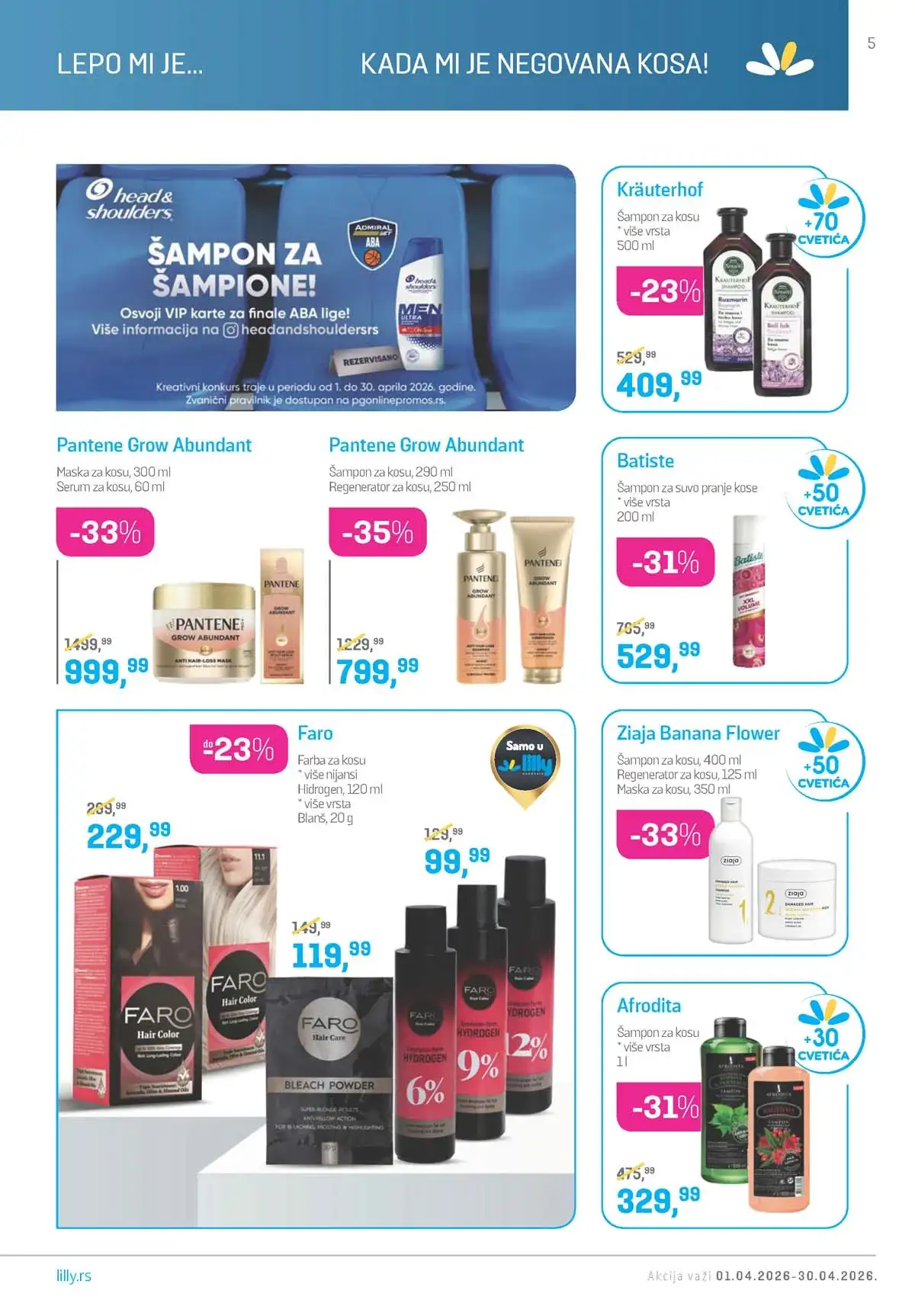 Lilly Drogerija akcija snizenja Lilly akcija sniženja