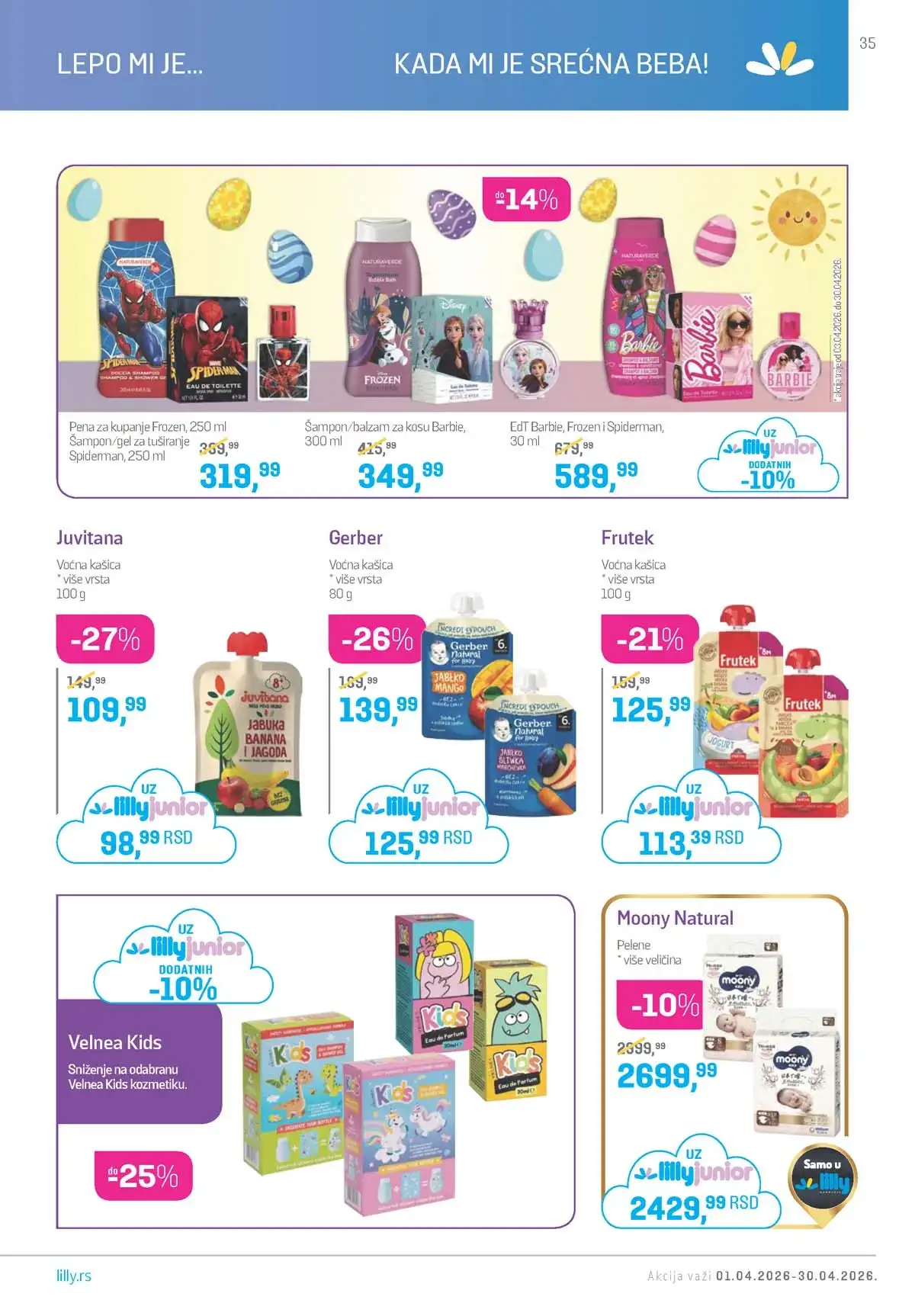 Lilly Drogerija akcija snizenja Lilly akcija sniženja