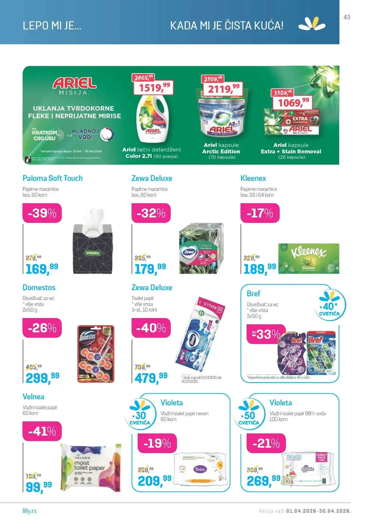 Lilly Drogerija akcija snizenja Lilly akcija sniženja