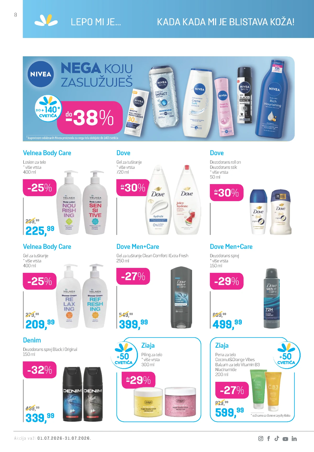Lilly katalog jul 2026 beauty proizvodi i nega tela
