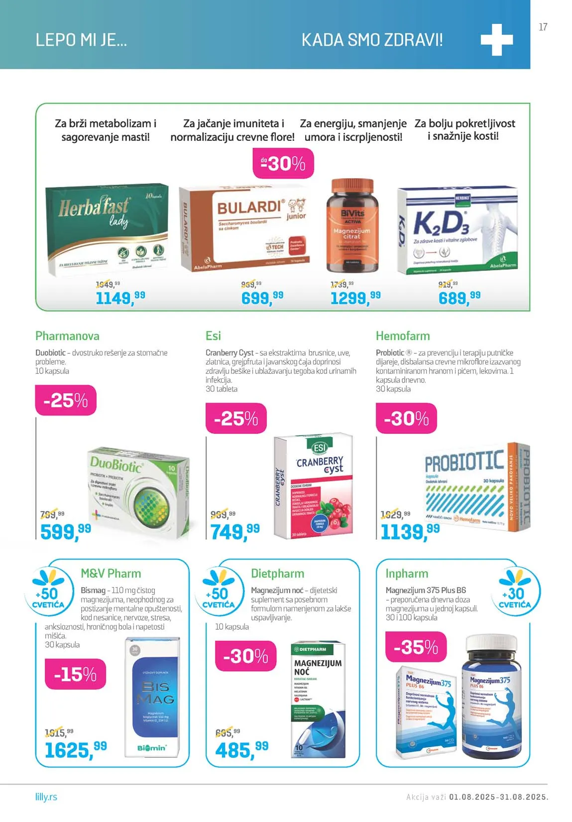 LILLY DROGERIE KATALOG AKCIJA