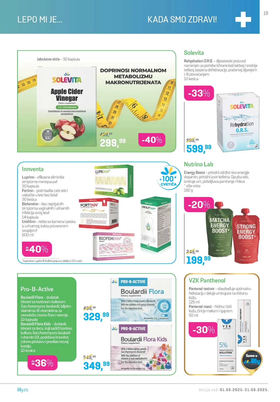LILLY DROGERIE KATALOG AKCIJA