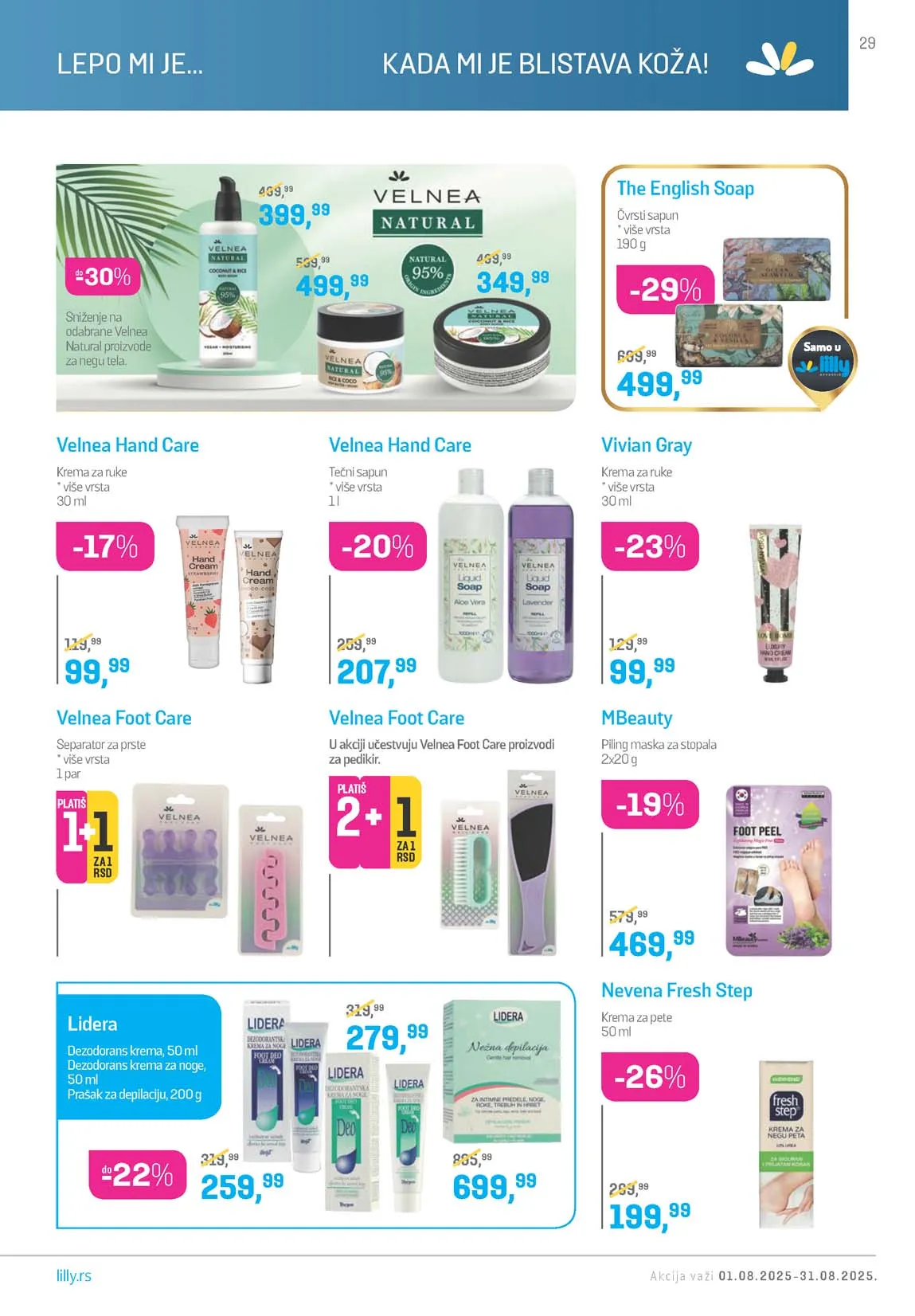 LILLY DROGERIE KATALOG AKCIJA