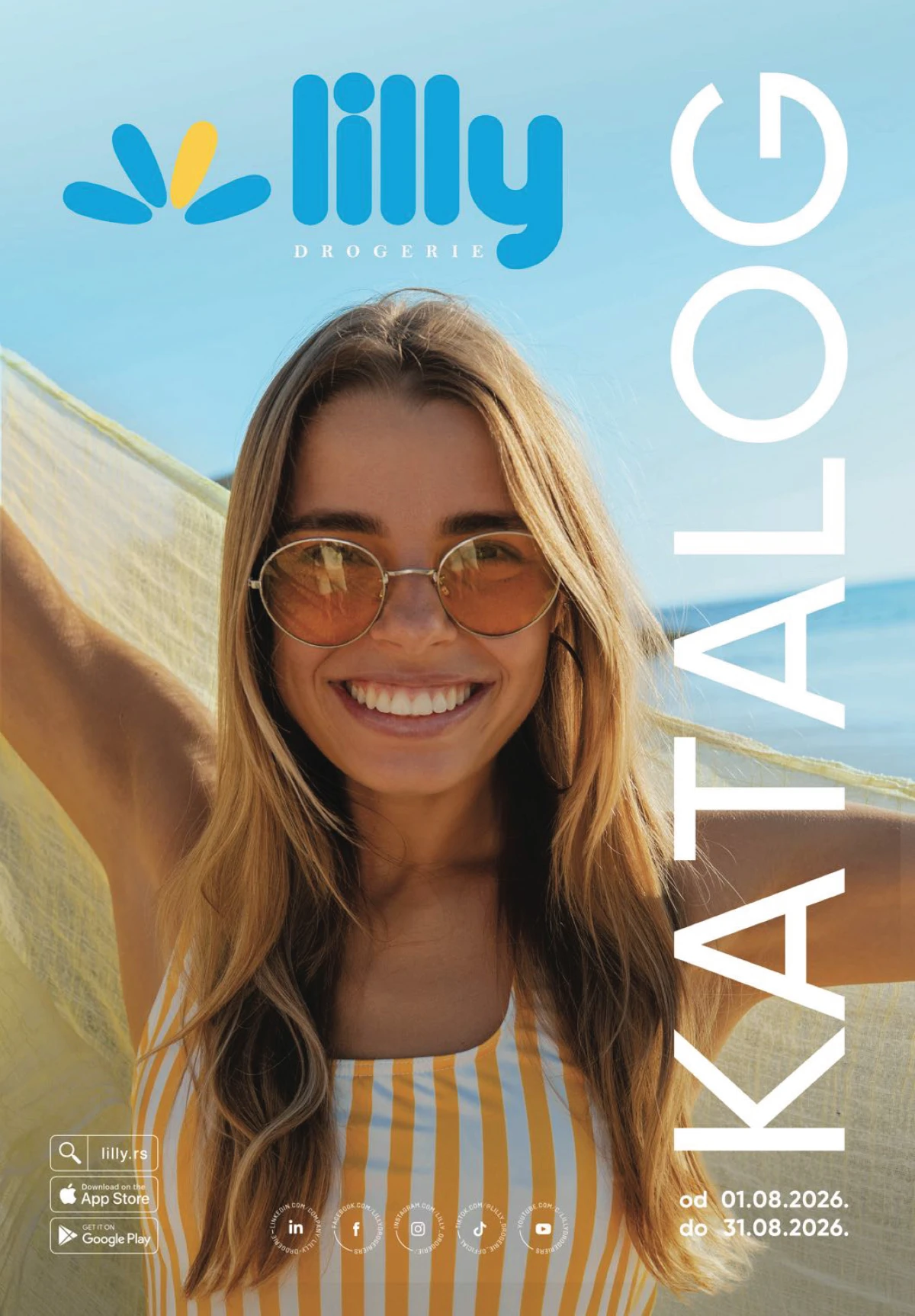 Lilly katalog avgust 2026 – popusti do 60% na kozmetiku, negu kose, zaštitu od sunca, parfeme i proizvode za zdravlje do 31.08.2026.