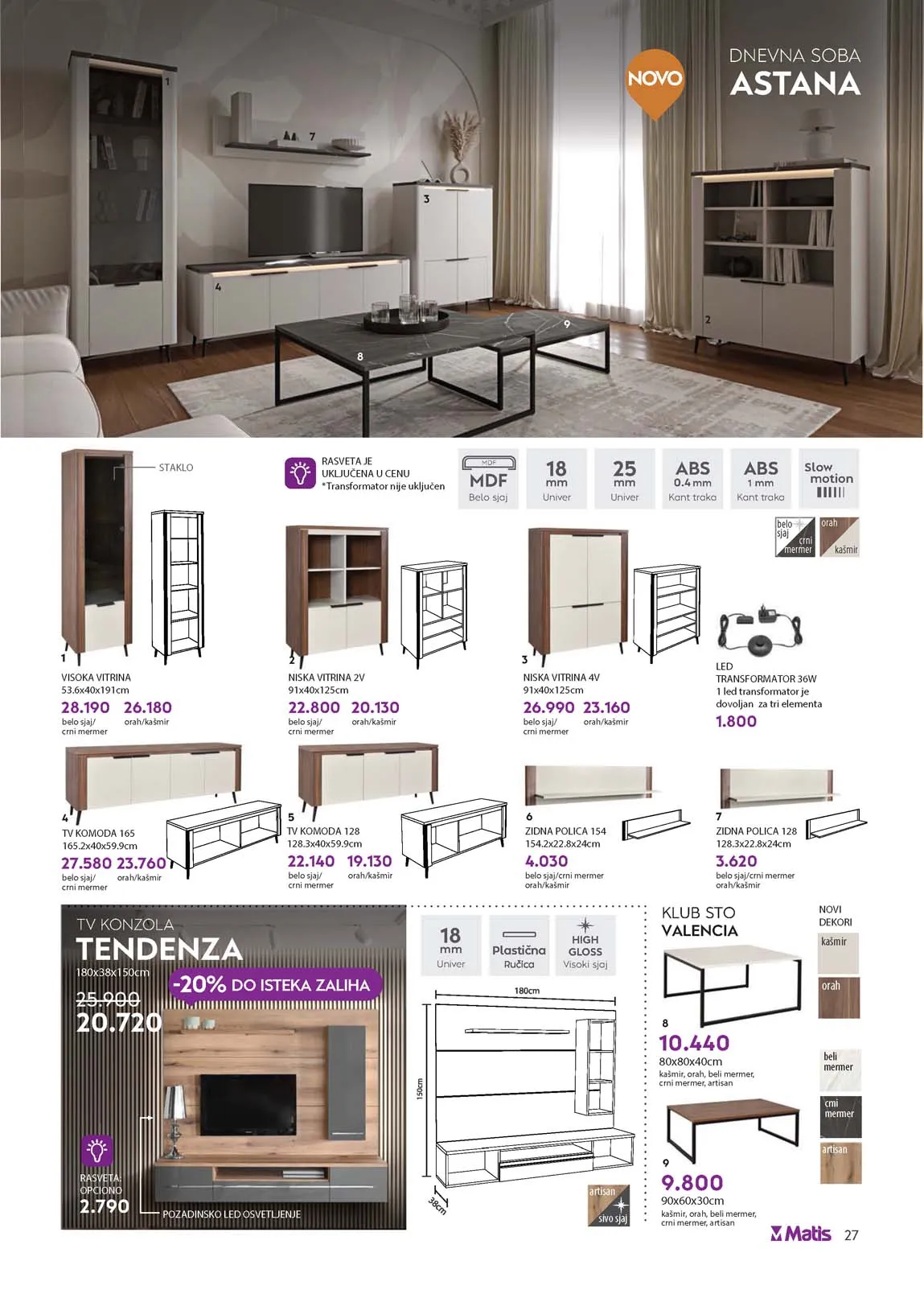 katalog namještaja matis