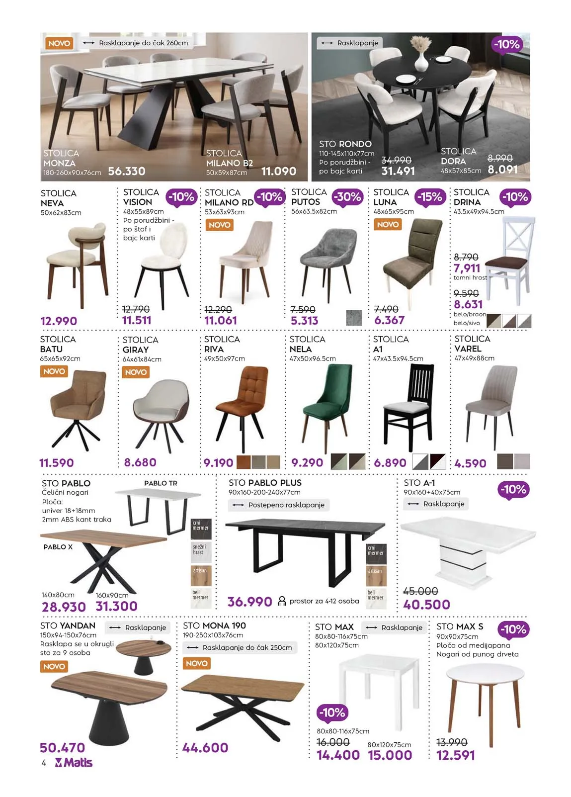 katalog namještaja matis