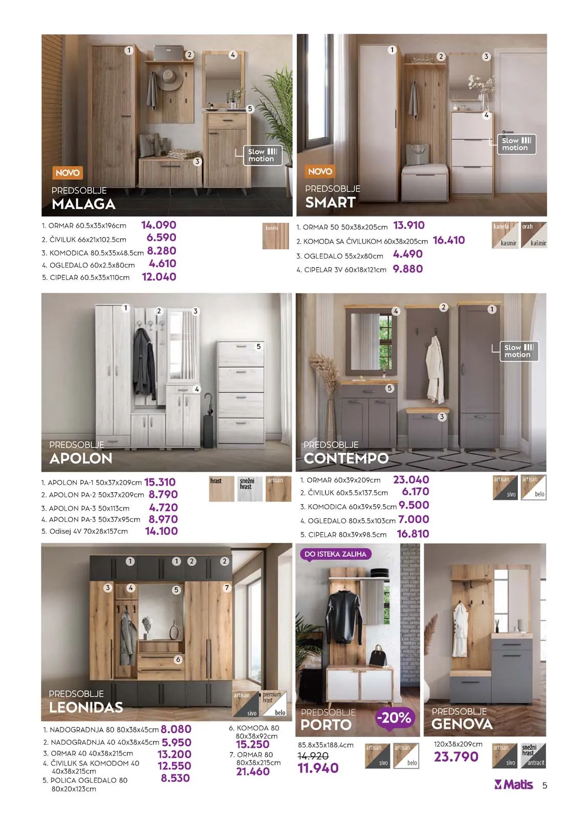 katalog namještaja matis