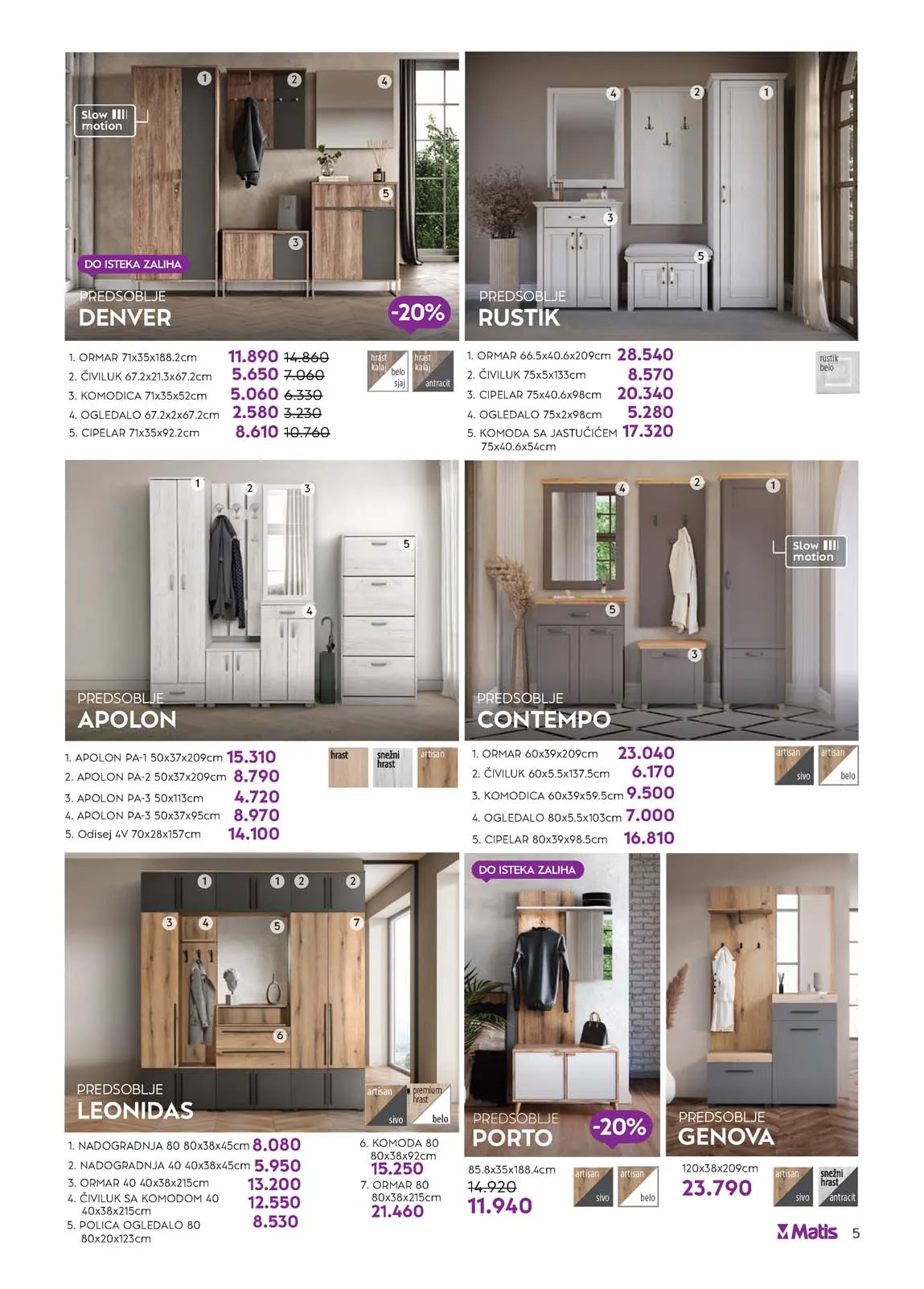 katalog namještaja matis