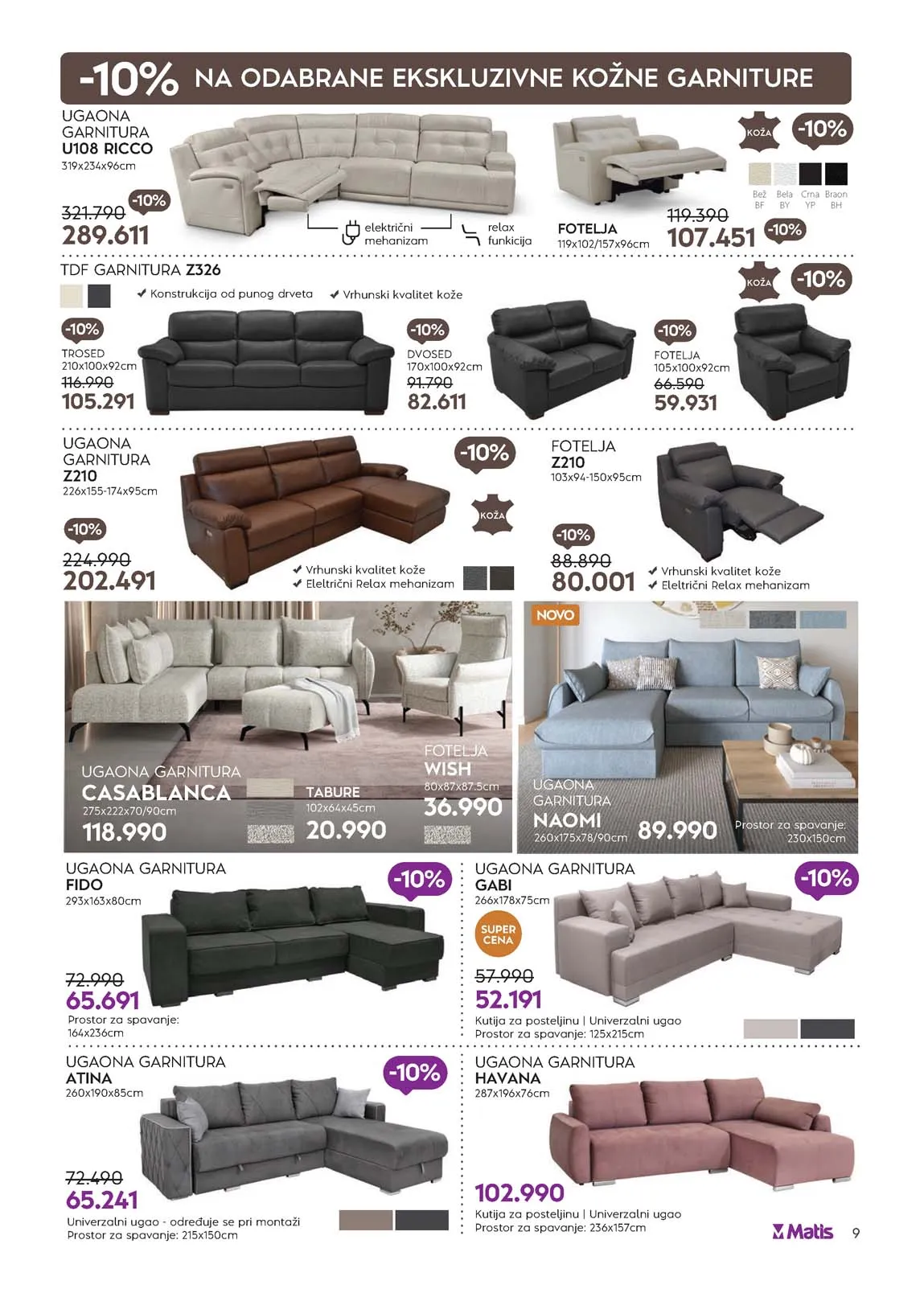 katalog namještaja matis