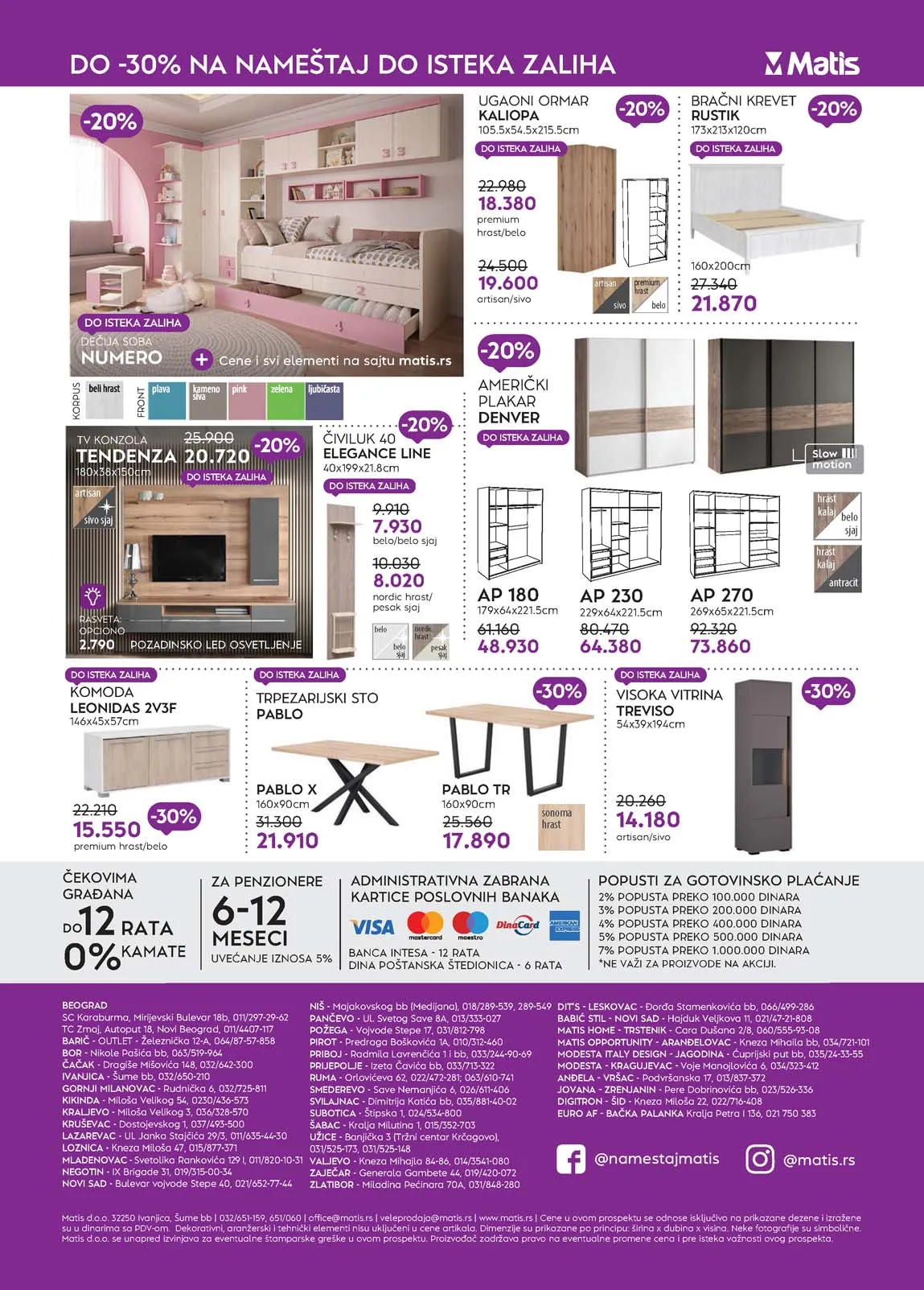 katalog namještaja matis