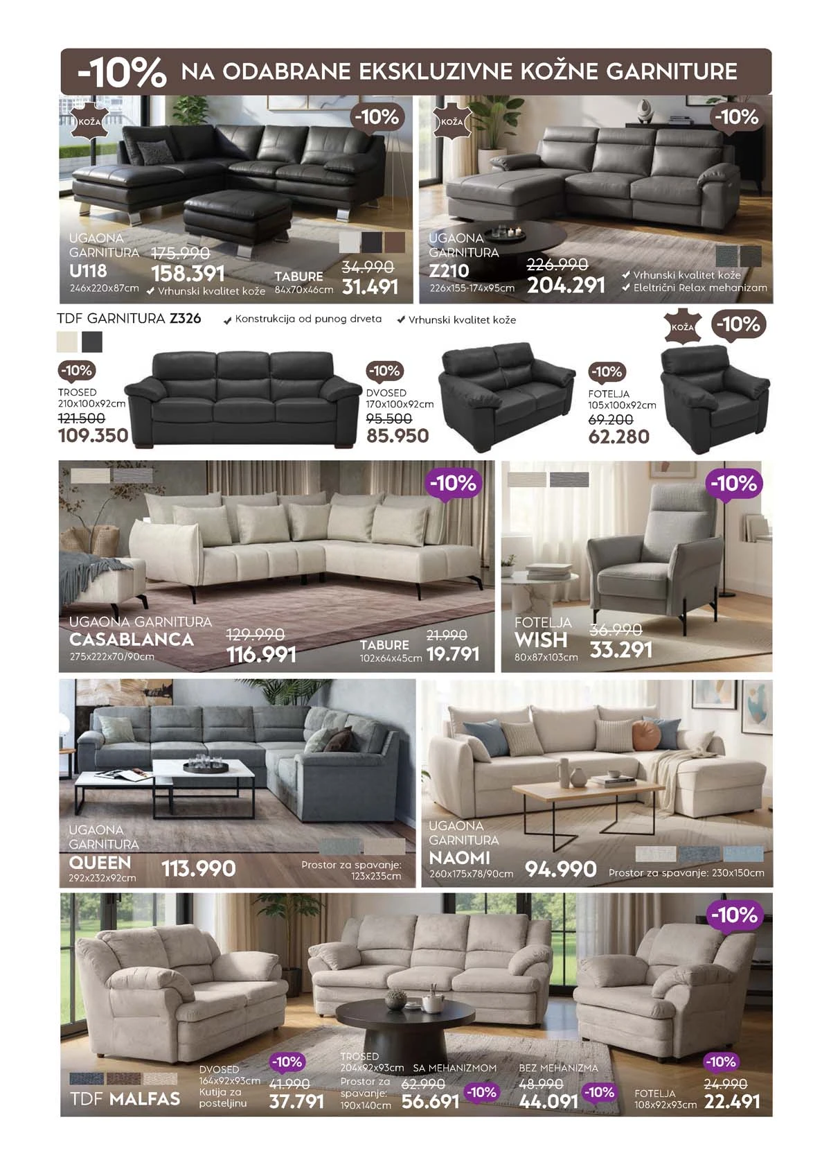 Matis katalog nameštaja strana 8 – akcija do 31. marta 2026 Matis katalog strana 8 nameštaj akcija Srbija