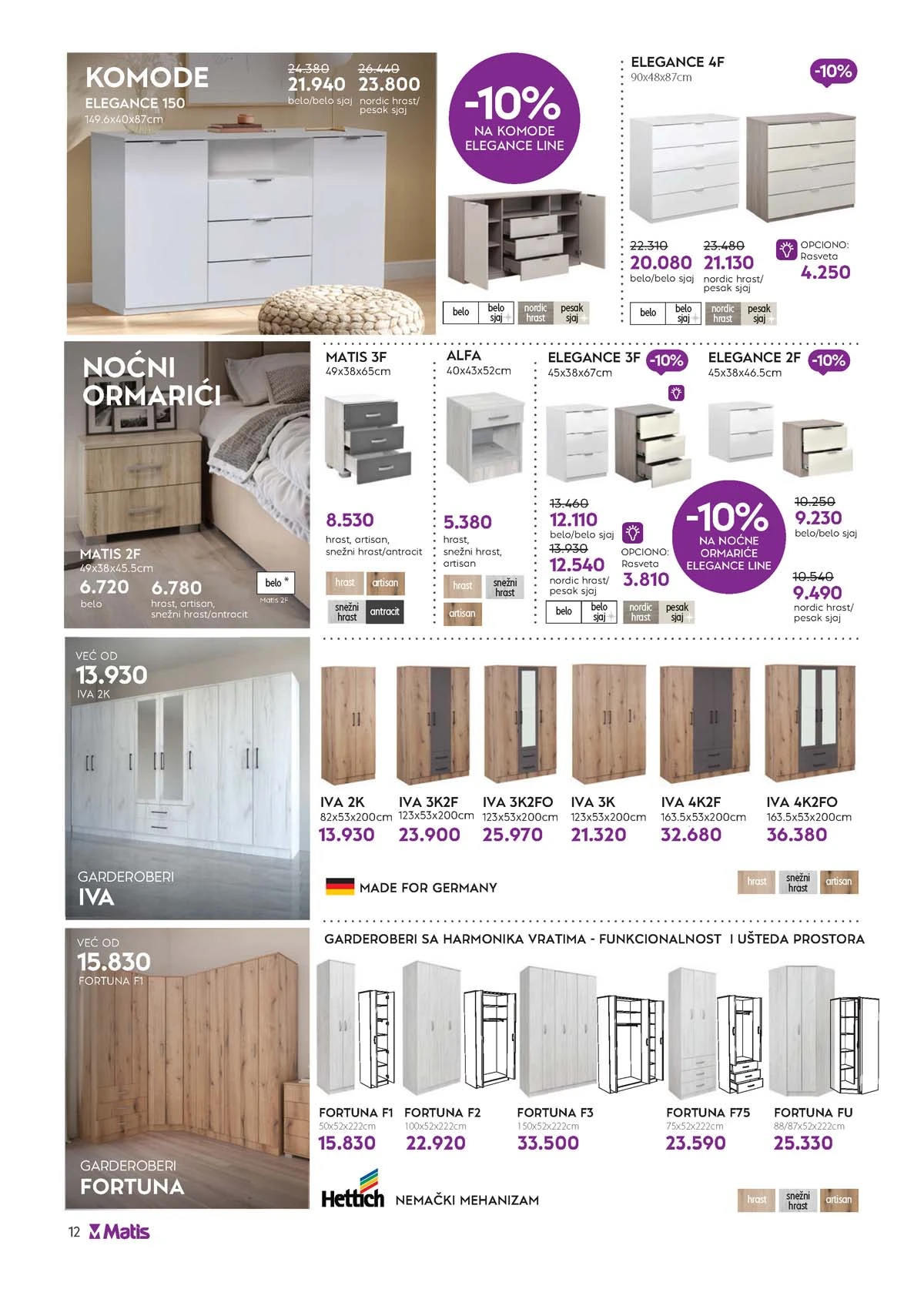 Matis katalog nameštaja strana 12 – akcija do 31. marta 2026 Matis katalog strana 12 trpezarijski nameštaj Srbija