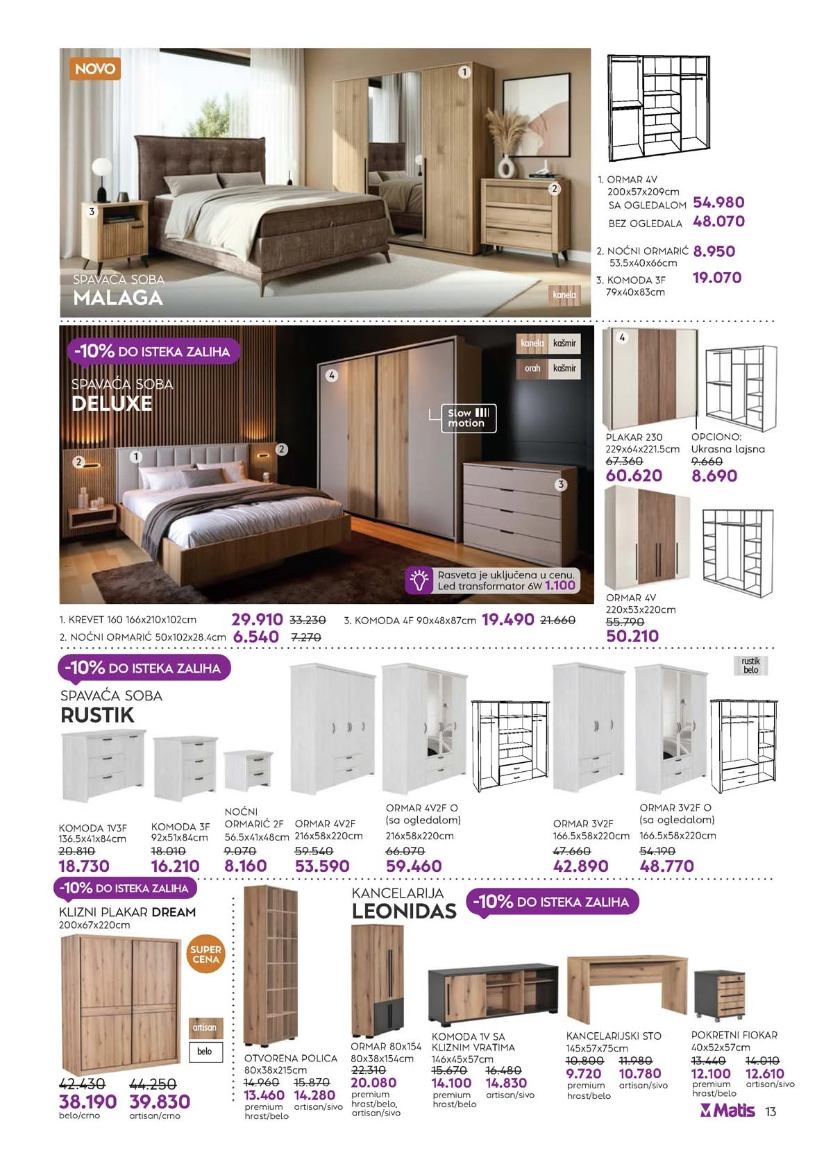 Matis katalog nameštaja strana 13 – akcija do 31. marta 2026 Matis katalog strana 13 ugaone garniture Srbija