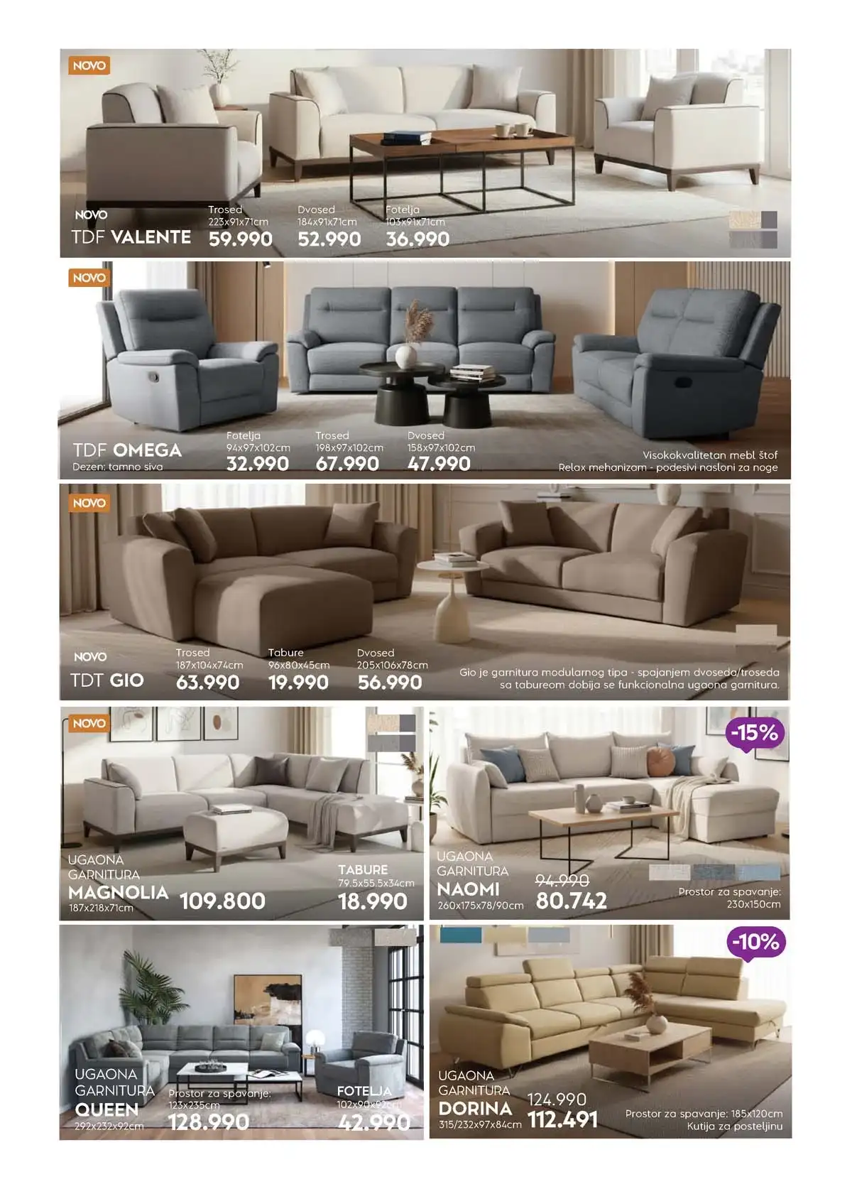 Matis katalog 2026 strana 10 spavaće sobe akcija do 35% Srbija