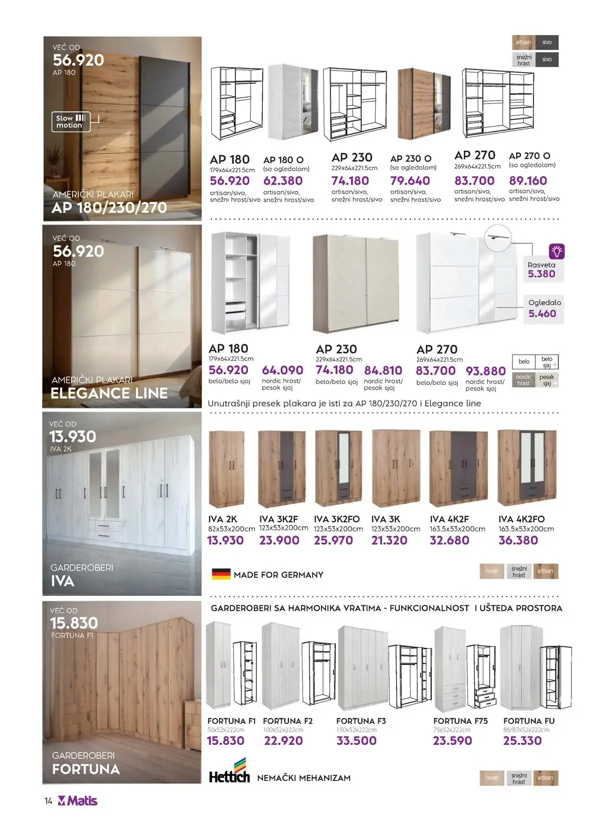 Matis katalog 2026 strana 14 nameštaj akcija Srbija