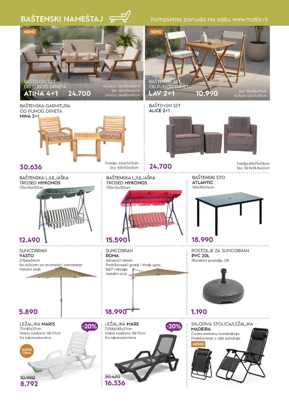 katalog namještaja matis