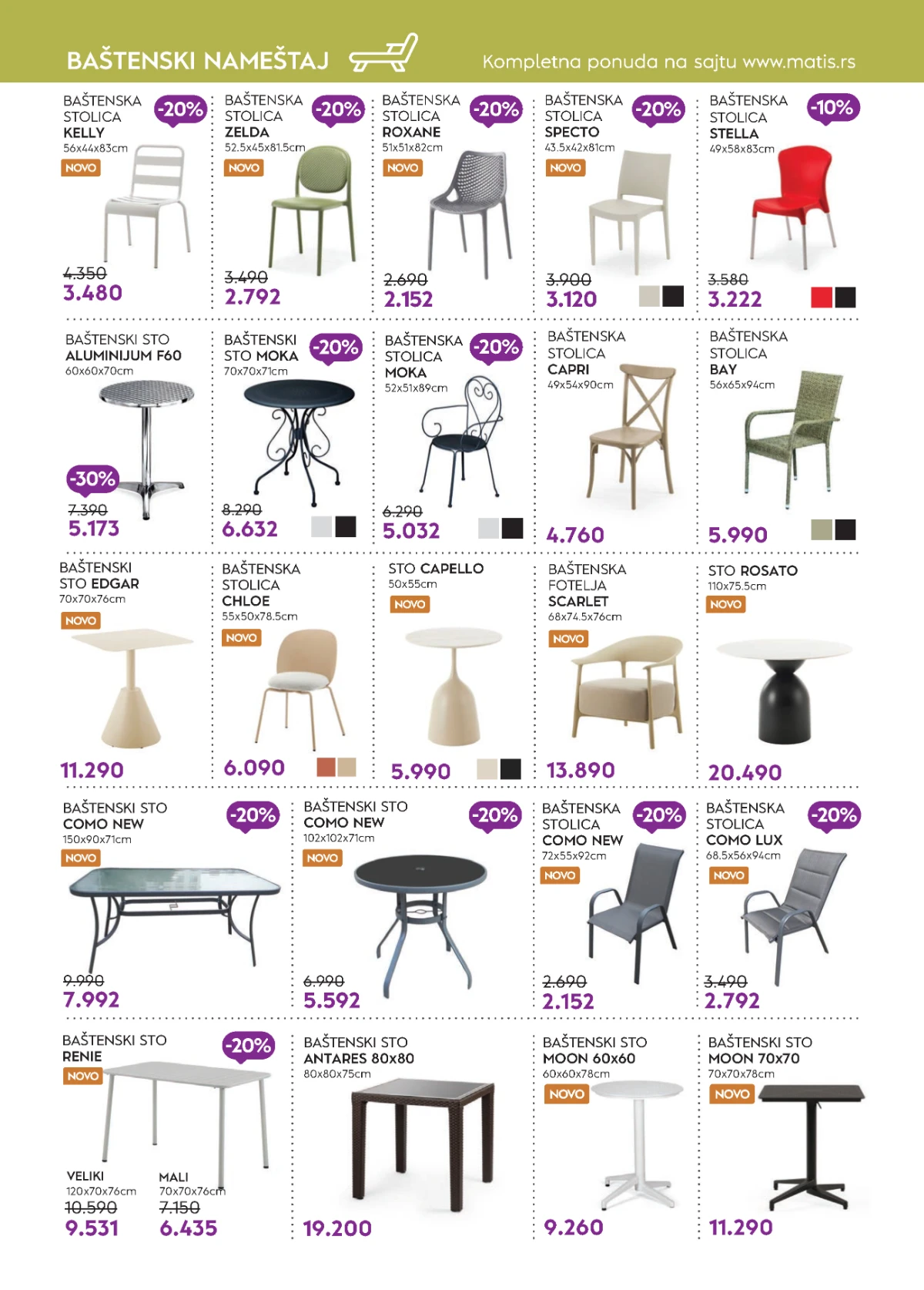 katalog namještaja matis