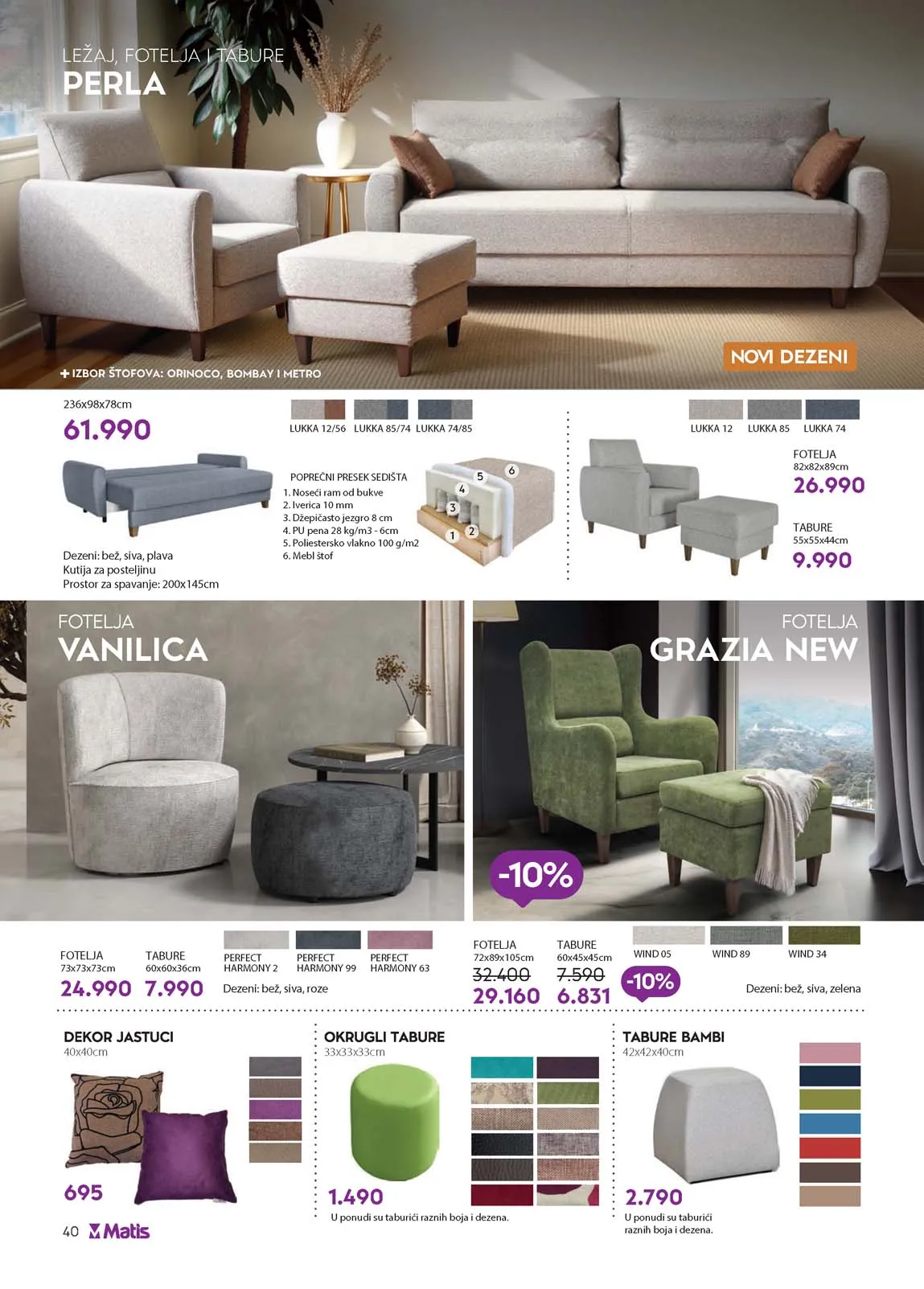 katalog namještaja matis