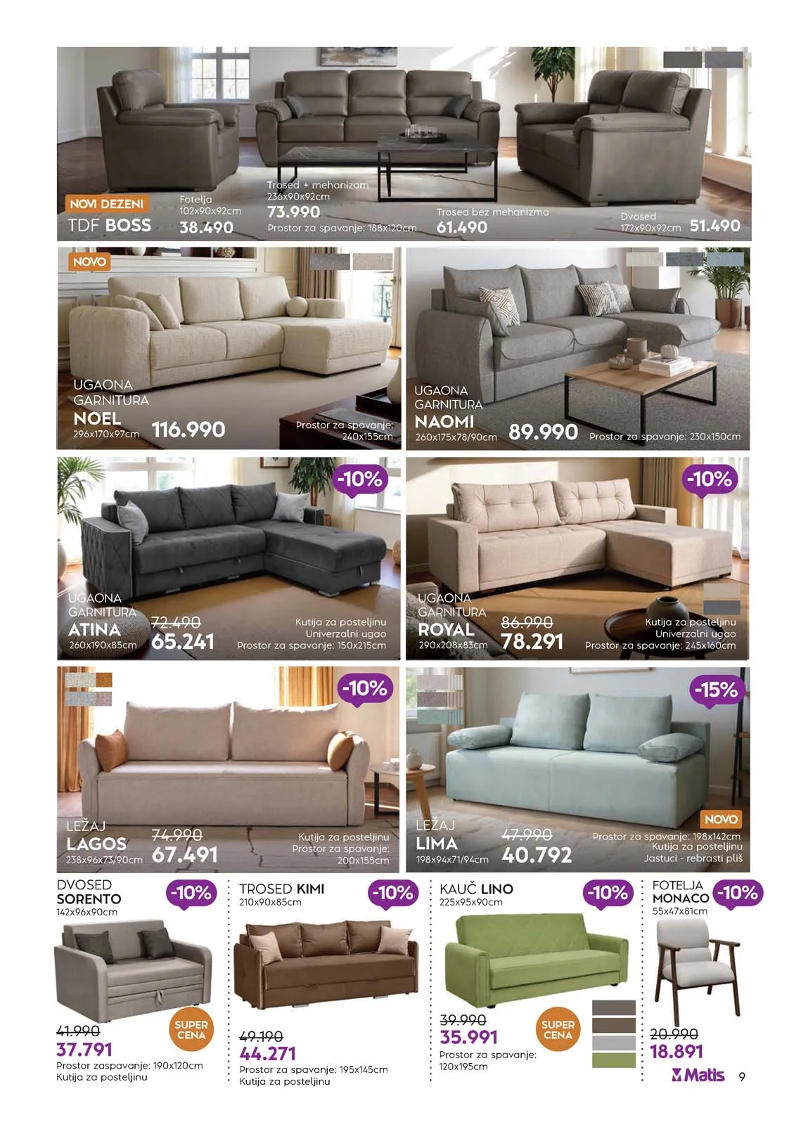 katalog namještaja matis