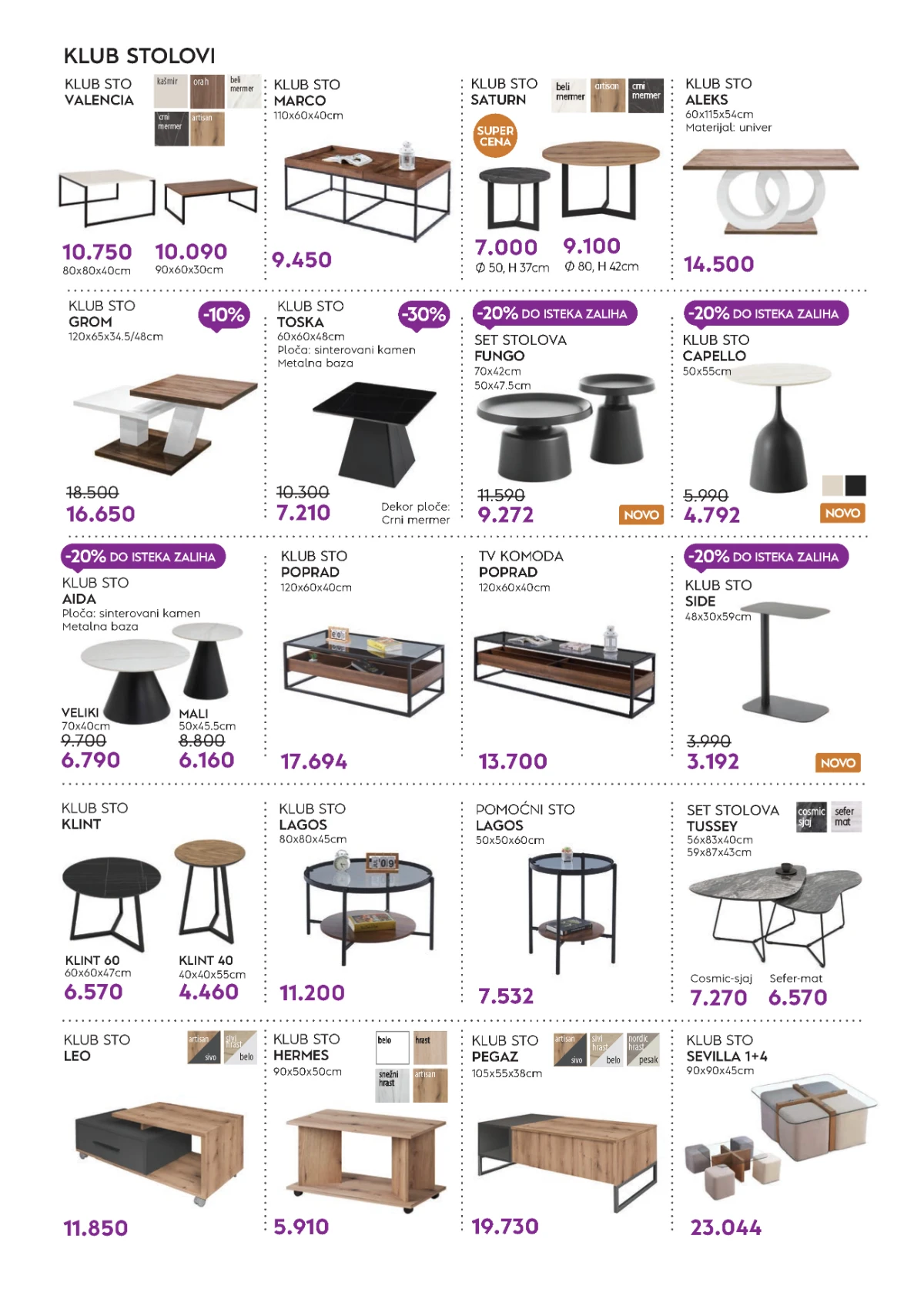 Matis katalog strana 41 – nova akcijska ponuda nameštaja
