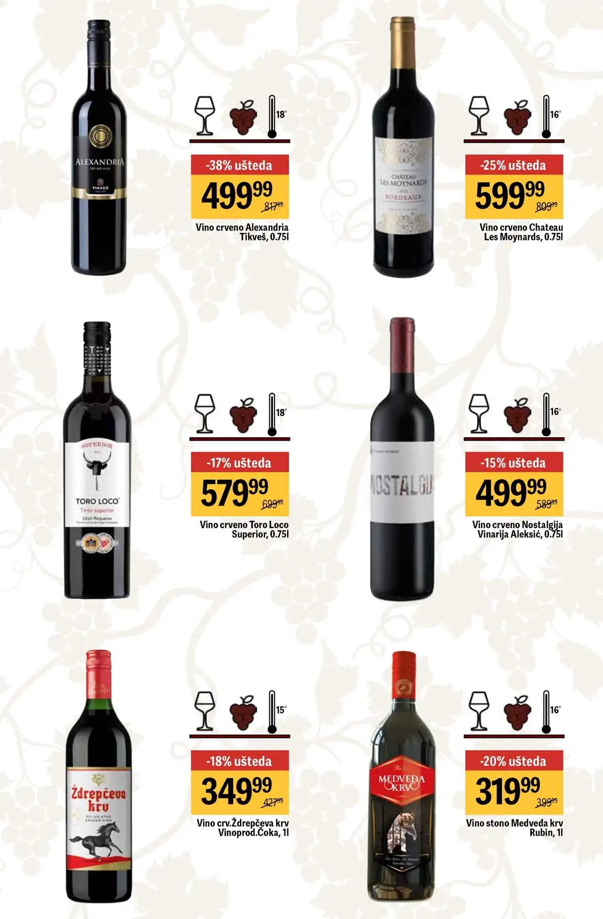 Maxi vina do 40% katalog strana 13 Srbija 2026 do 29.04.