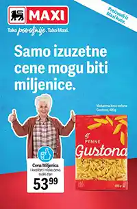 Maxi akcija cene miljenice najtraženiji proizvodi prehrana i kućne potrepštine sniženja katalog
