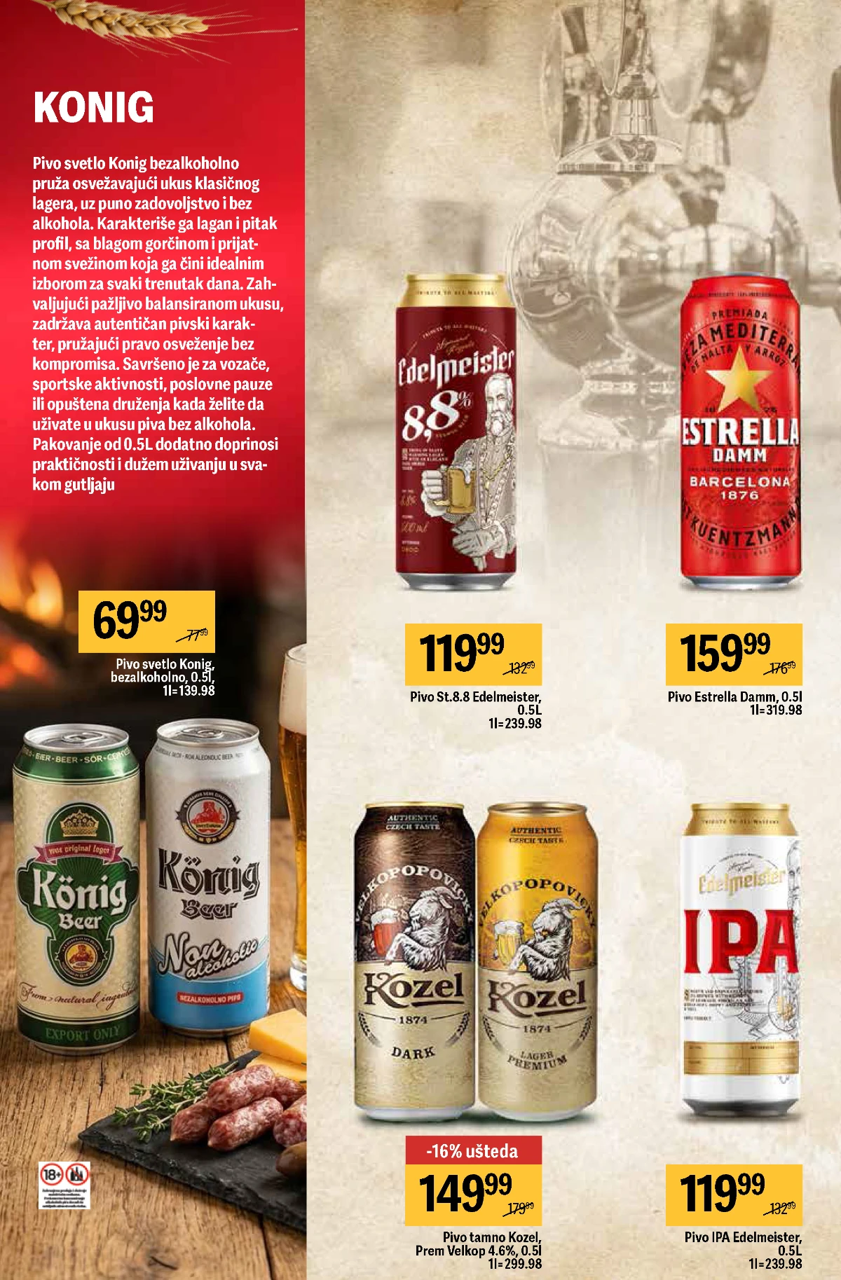 Maxi katalog piva – Oettinger, Heineken, Guinness i snack proizvodi na akciji