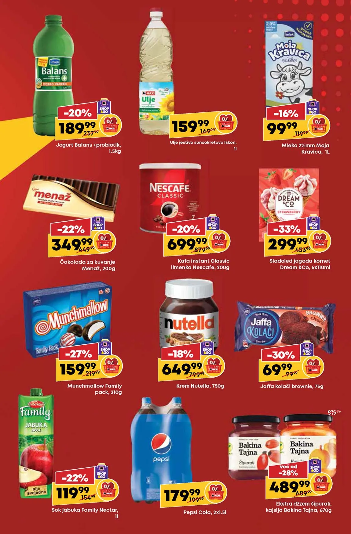 Maxi nedeljna akcija sniženja