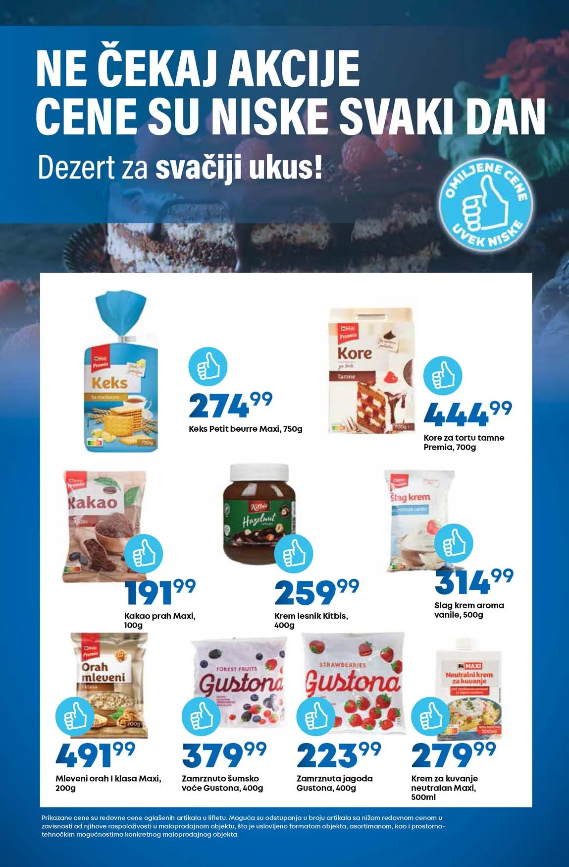Maxi nedeljna akcija sniženja